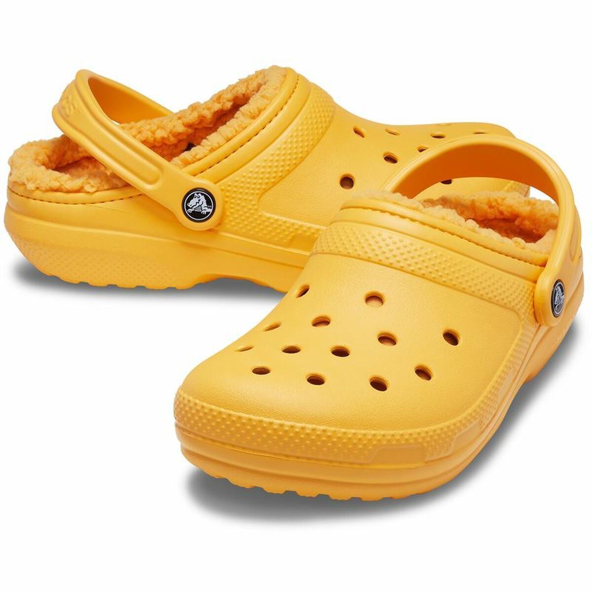 Деревянные башмаки Crocs  Classic Lined Clog Оранжевый-6