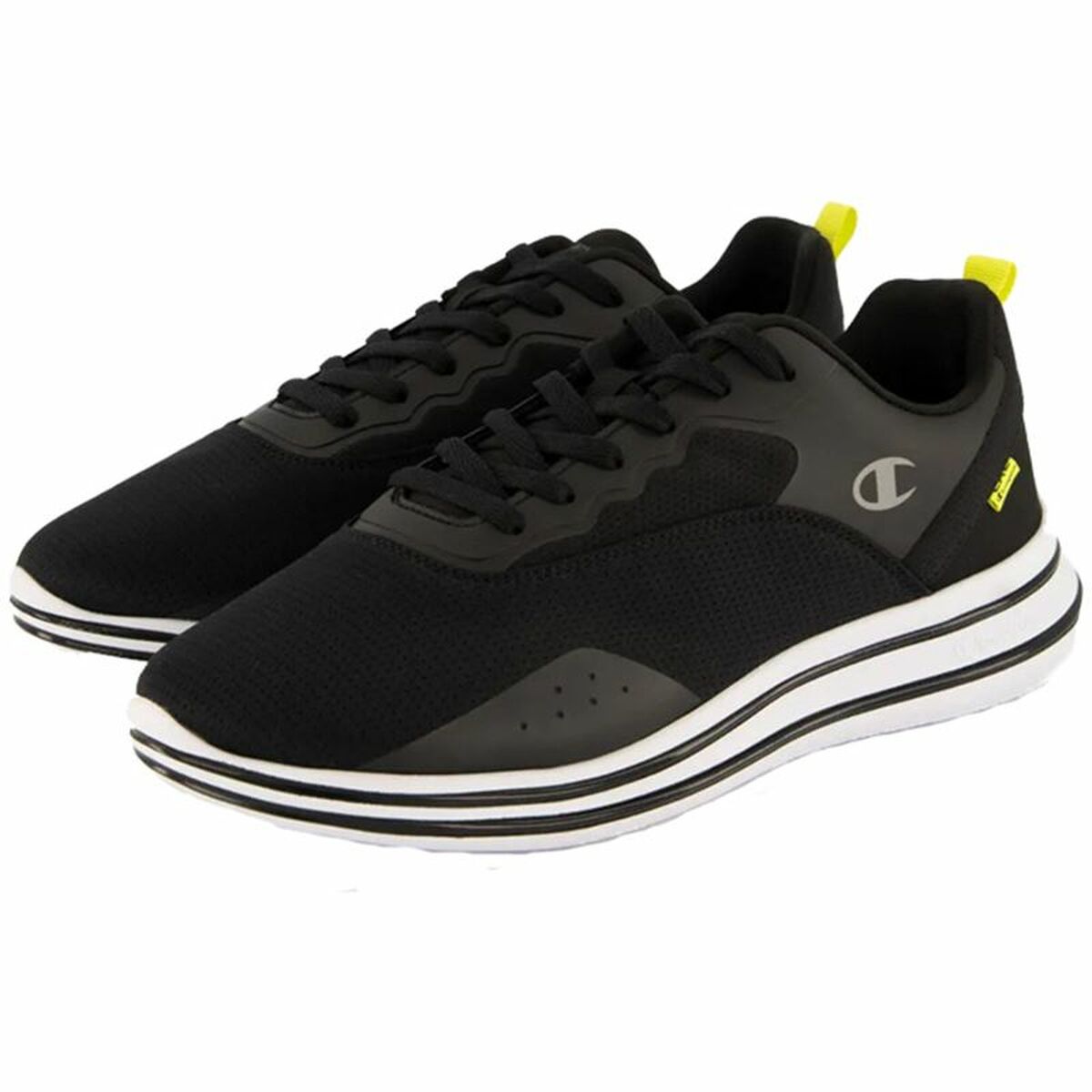 Champion Nyame Lace-Up Sneakers Black Unisex-4