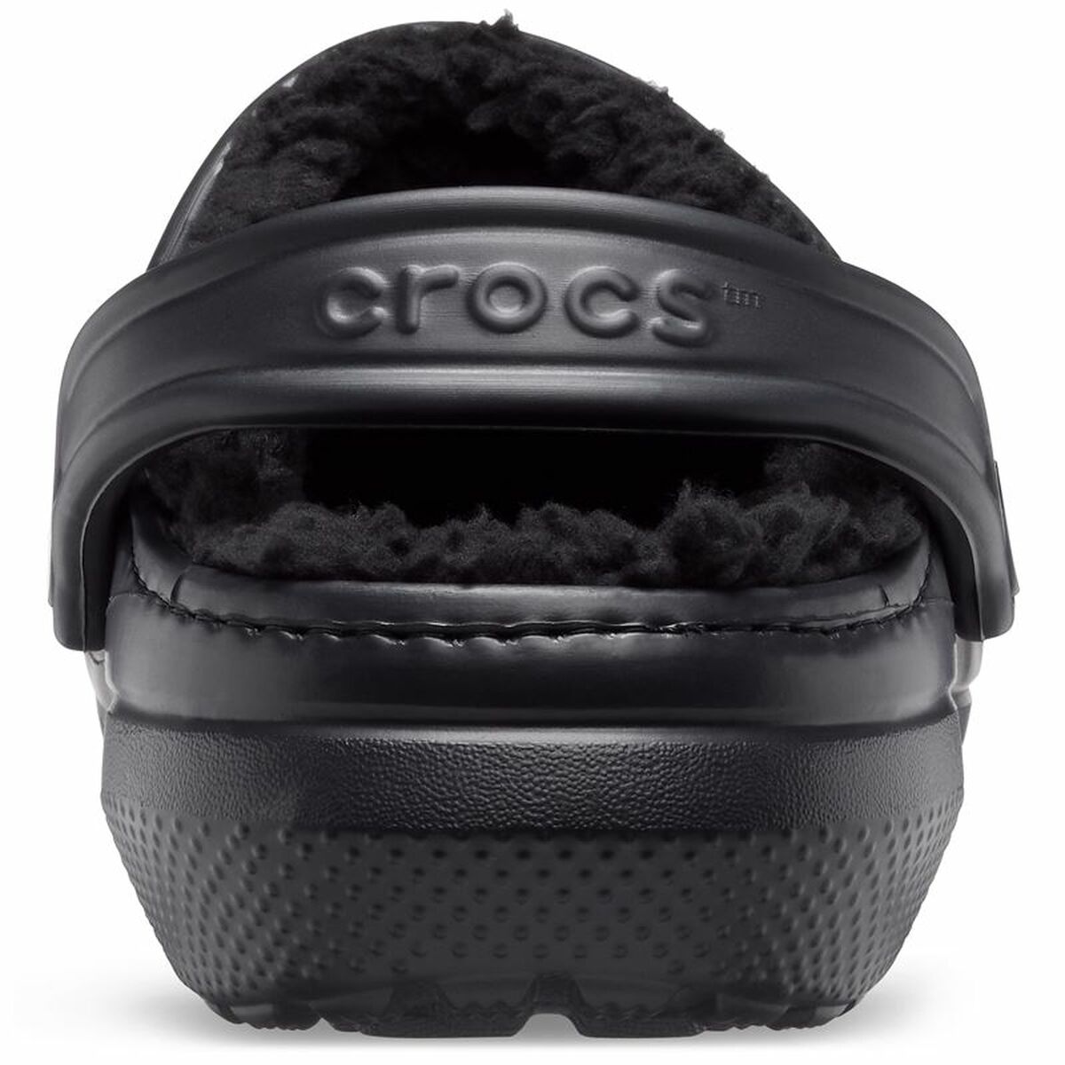 Деревянные башмаки Crocs  Classic Lined Clog Чёрный-7