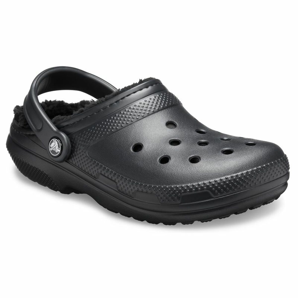 Деревянные башмаки Crocs  Classic Lined Clog Чёрный-8