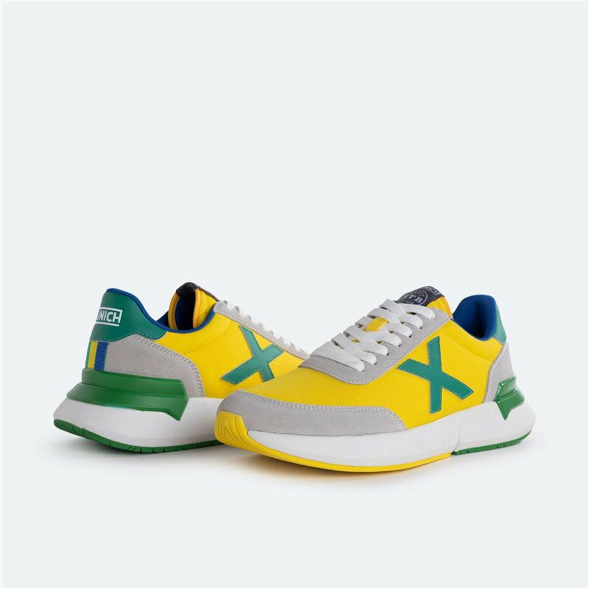 Men's sports sneakers Munich Versus Mundial Br Yellow-6