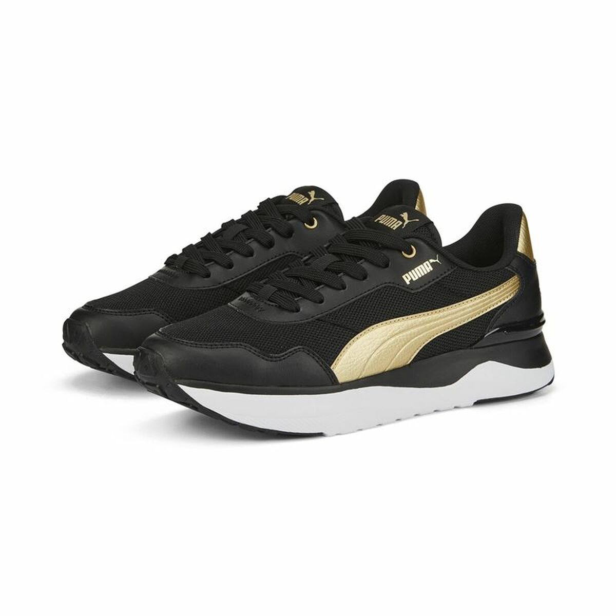 Puma R78 Voyage Distressed Women's Sports Sneakers Black-4