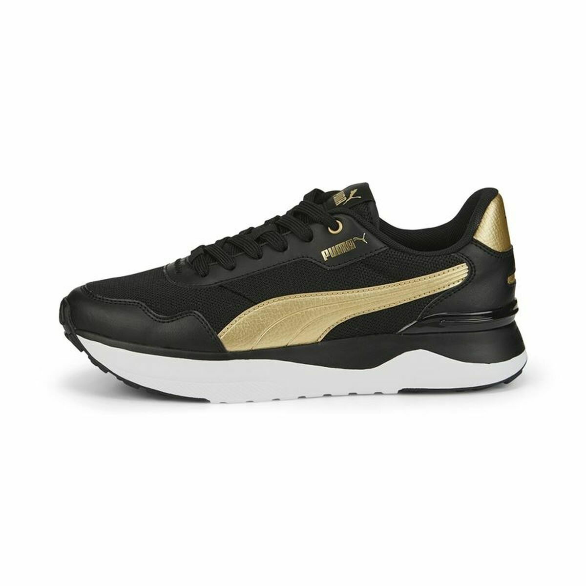 Puma R78 Voyage Distressed Women's Sports Sneakers Black-2