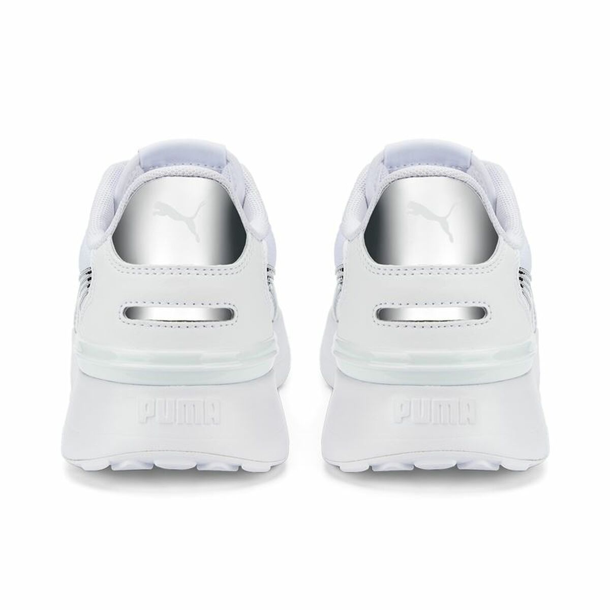 Puma R78 Voyage Distressed Women's Sports Sneakers White-3