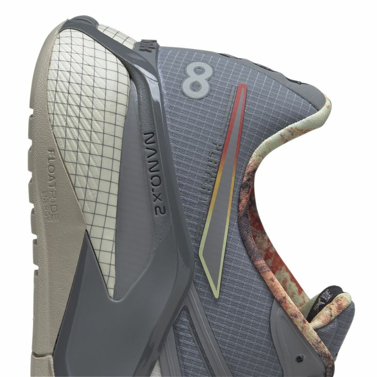 Reebok Street Fighter Nano X2 Sneakers Grey White-6