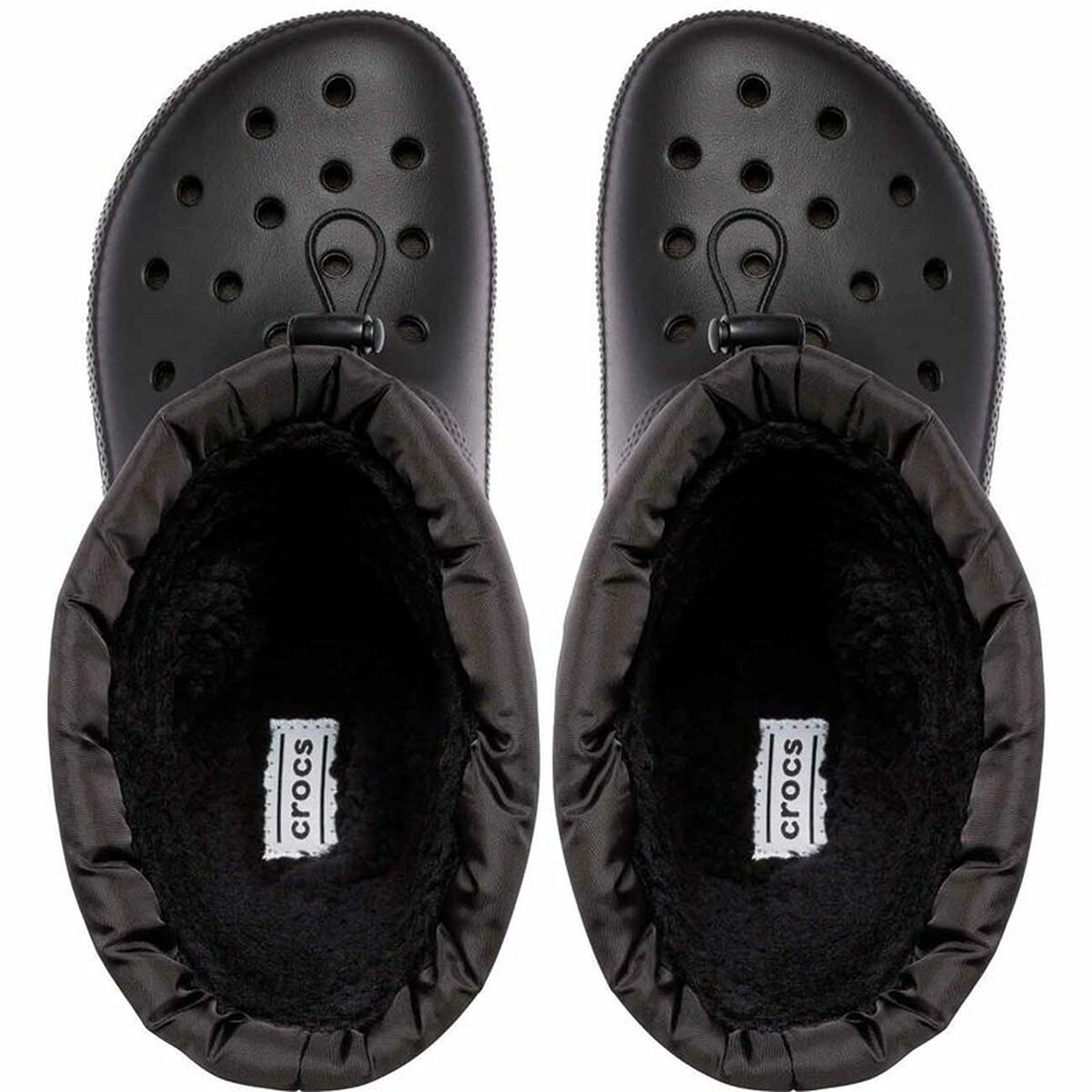 Деревянные башмаки Crocs Classic Neo Puff Чёрный-2