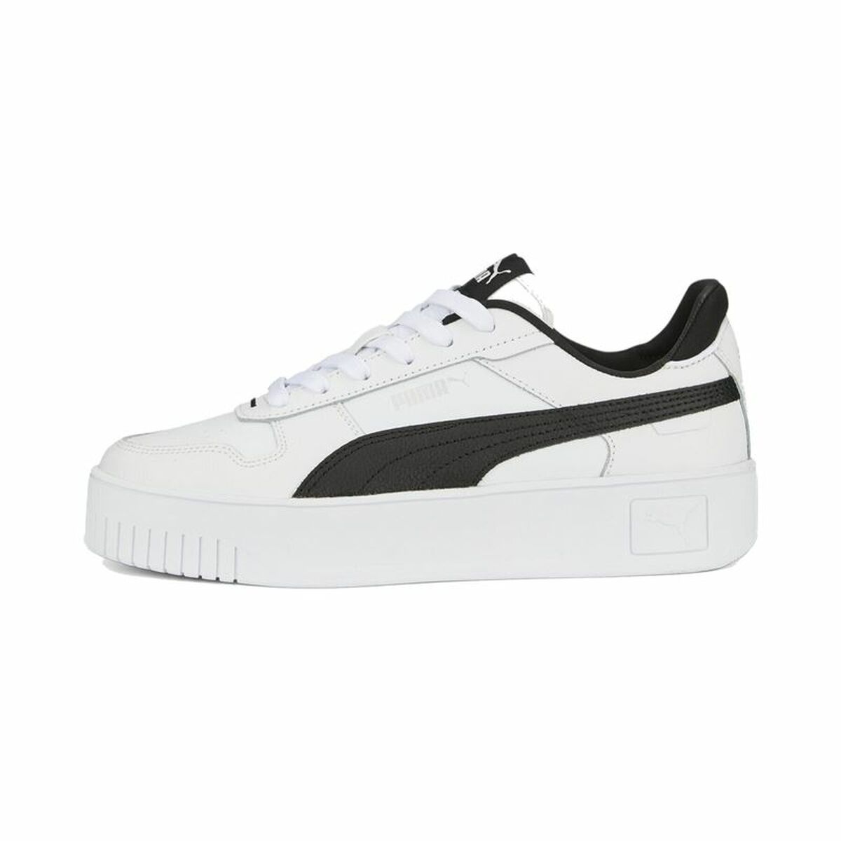Damen Sport Turnschuhe Puma Carina Street Weiß