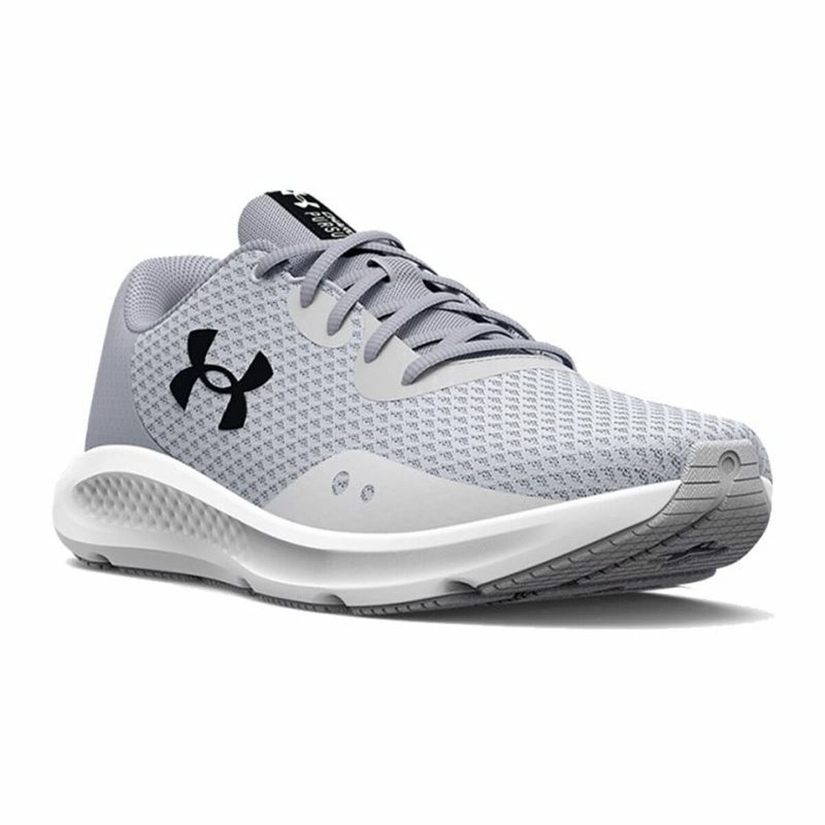 Under Armour Charged Pursuit 3 Woman Grey Sneakers-3