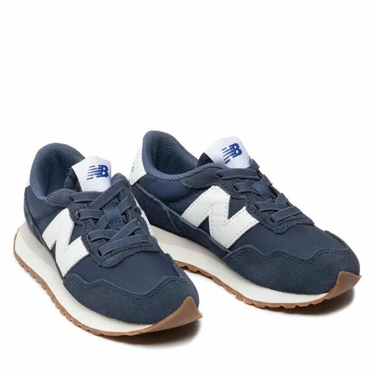 New Balance 237 Bungee Kids Sports Sneakers Navy-4