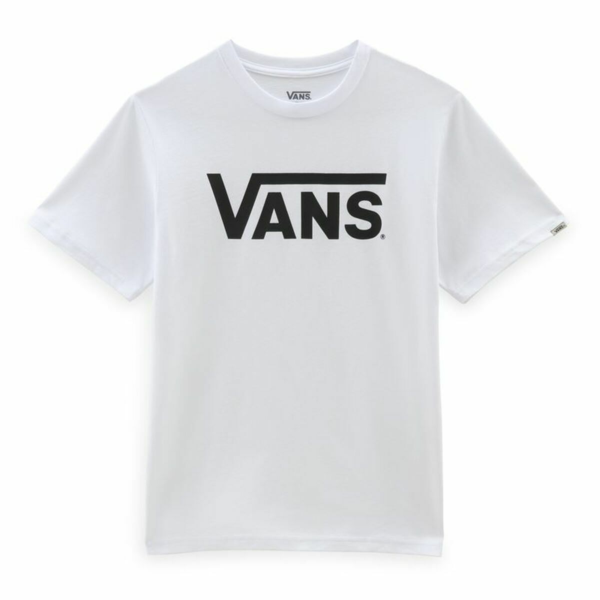 T-shirt à manches courtes bébé Vans Classic Blanc-2