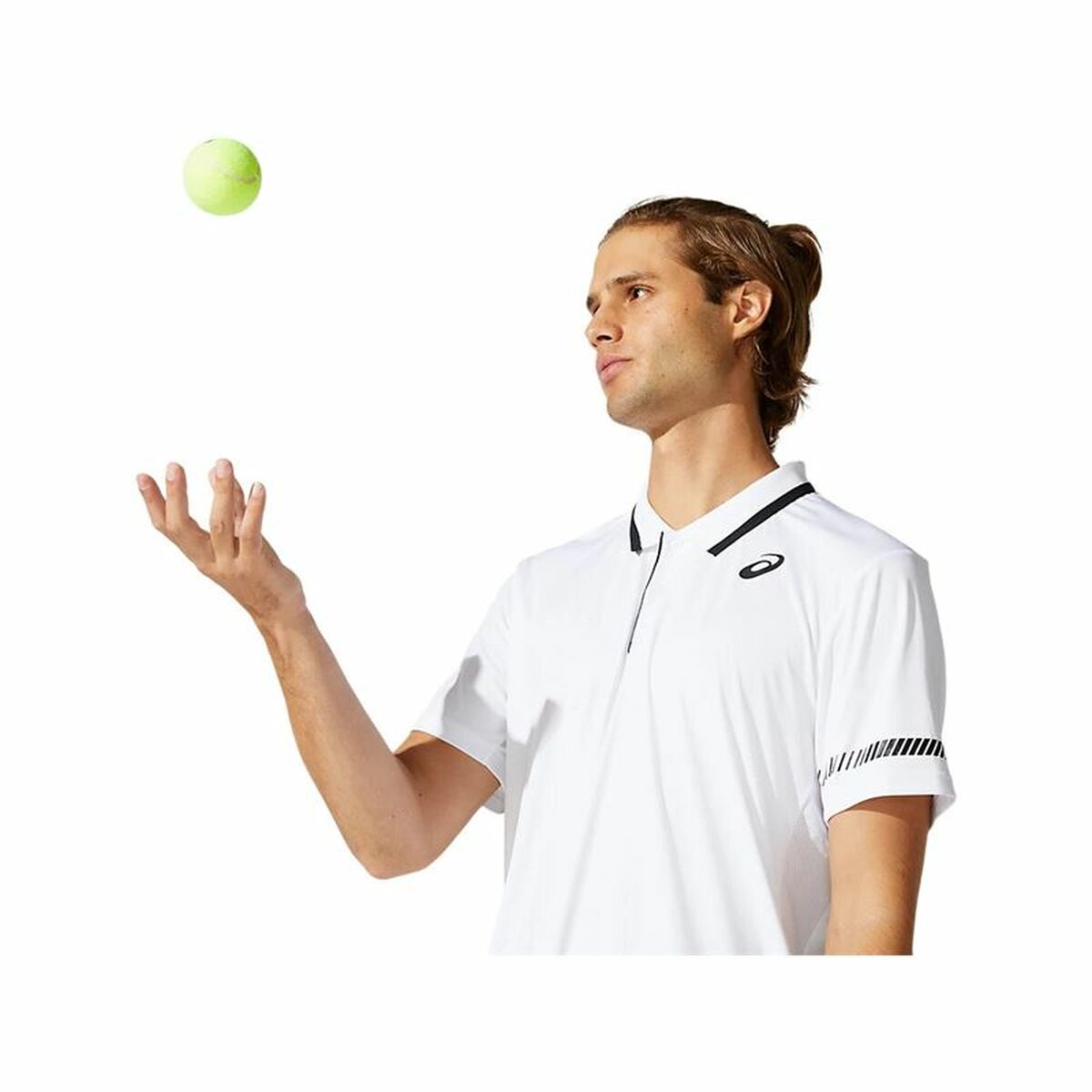 Поло с коротким рукавом мужское Asics Court Белый-2