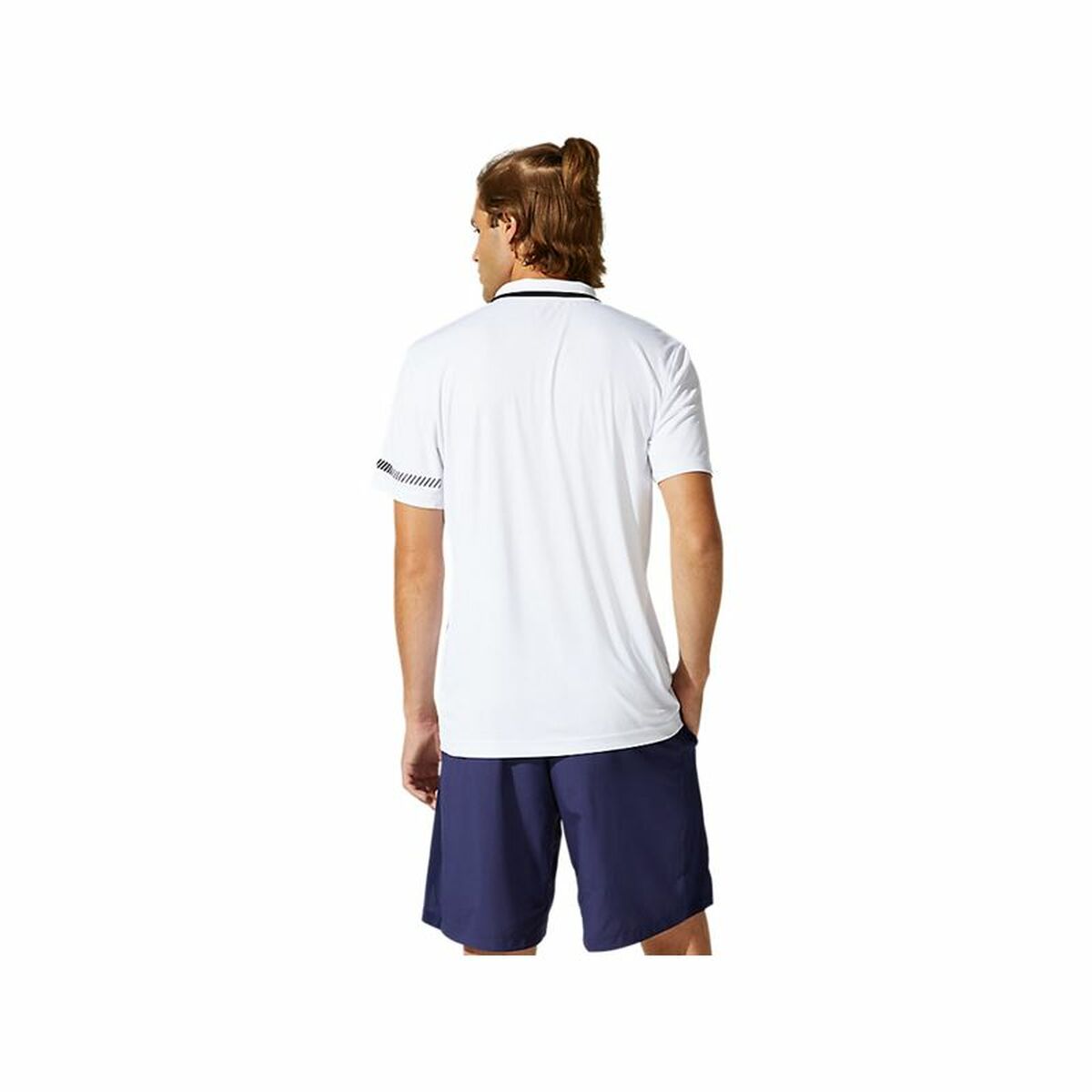 Поло с коротким рукавом мужское Asics Court Белый-4