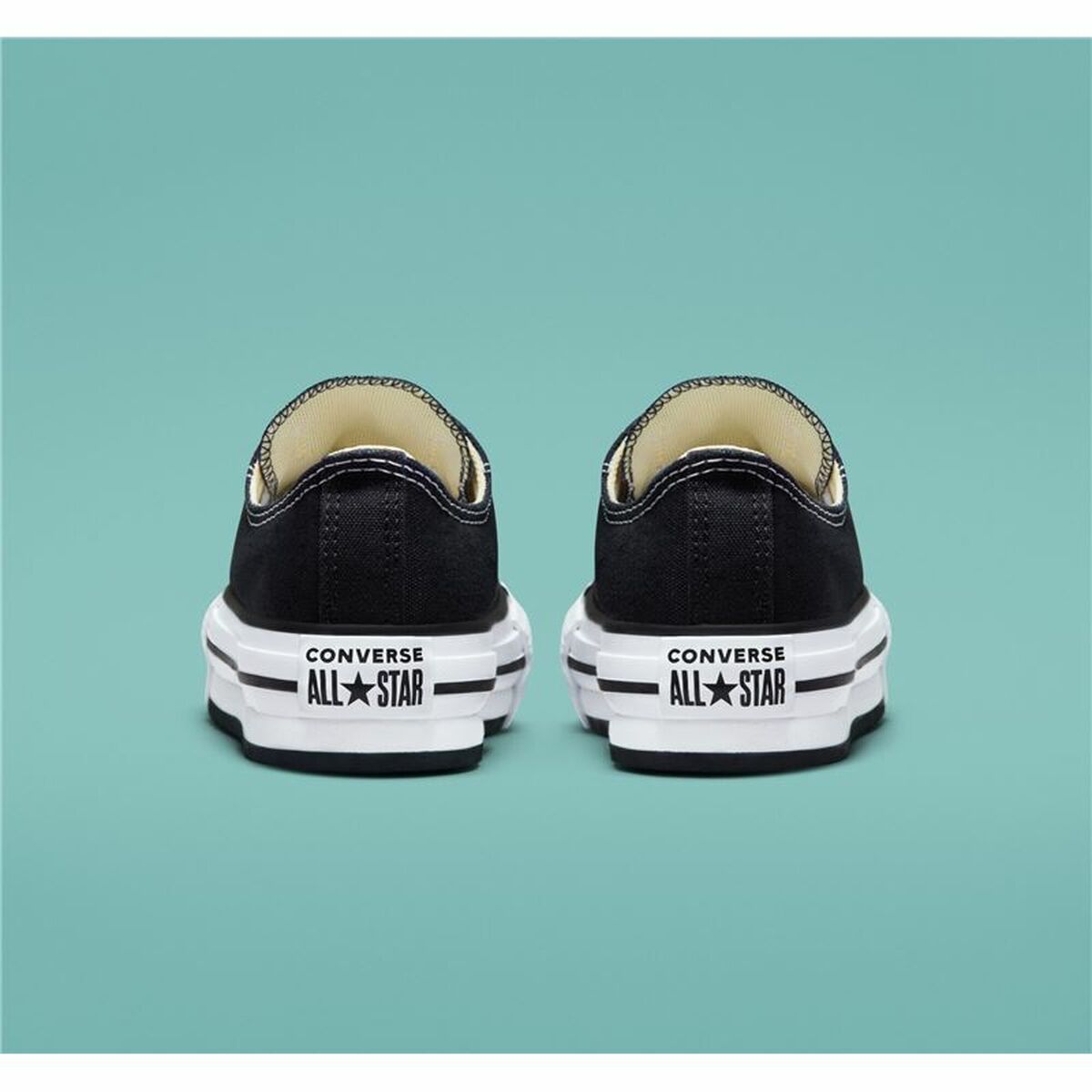 Everyday Shoes Kids Converse All-Star Lift Low Black-5