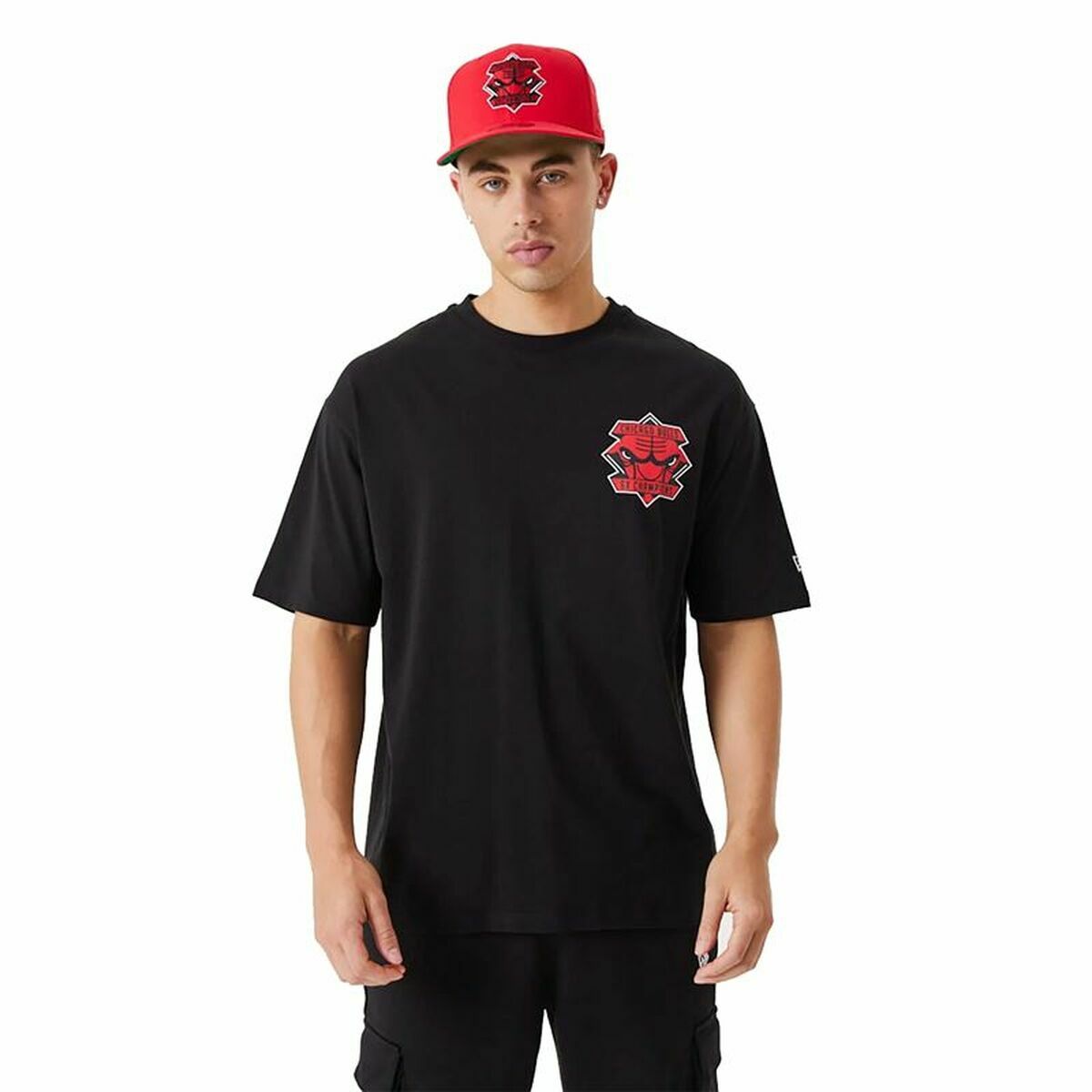 Футболка с коротким рукавом мужская New Era  Championship Chicago Bulls-3