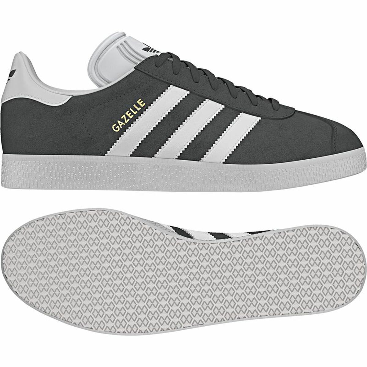 Повседневная обувь унисекс Adidas Gazelle Темно-серый-7