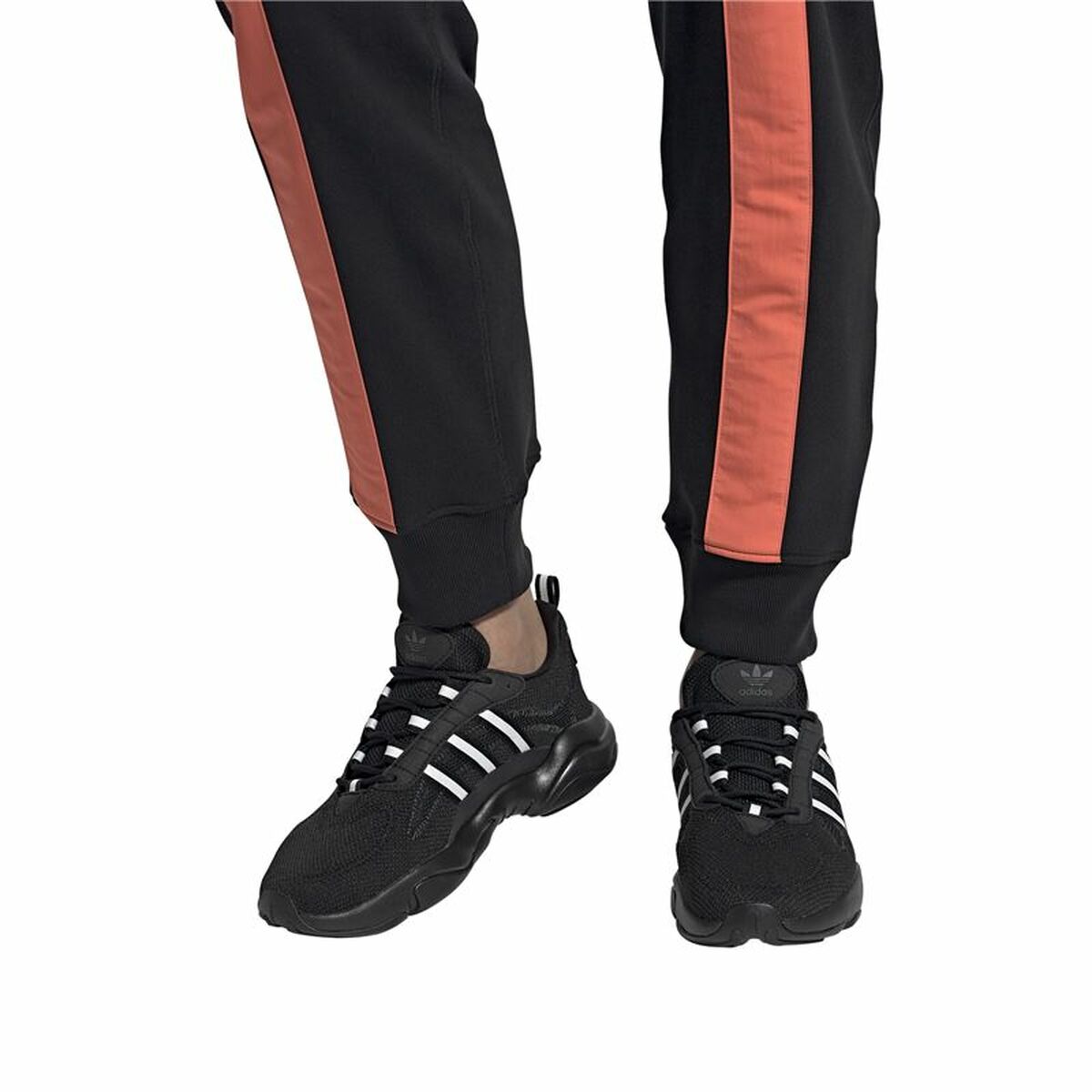 Мужские спортивные кроссовки Adidas Originals Haiwee Чёрный-2