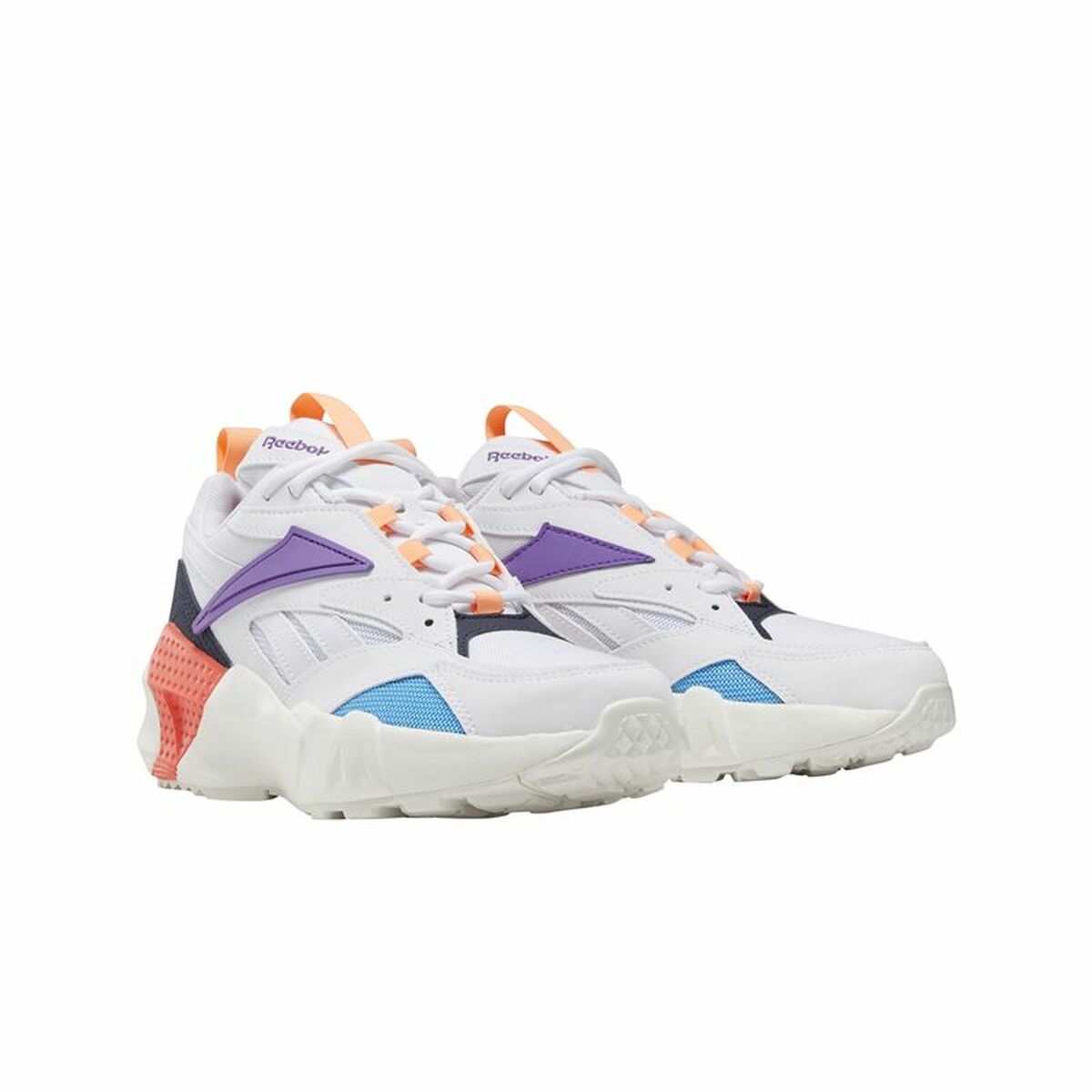 Women's Sports Sneakers Reebok Aztrek Double Mix Pops White-8