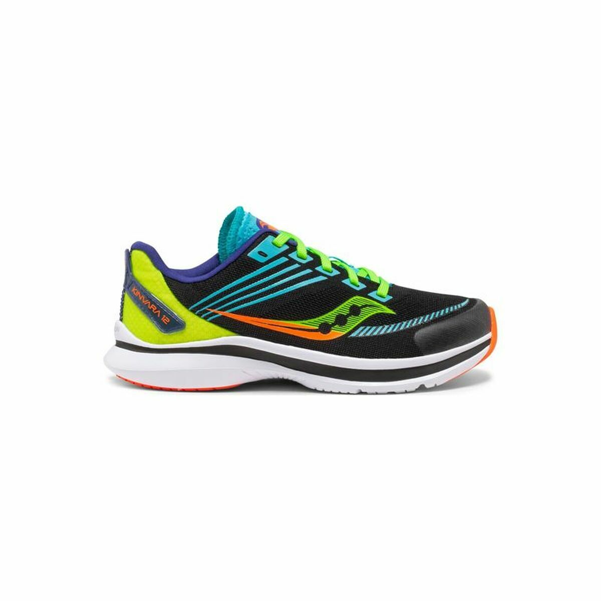Saucony Kinvara 12 JR Running Shoes for Kids Black-2
