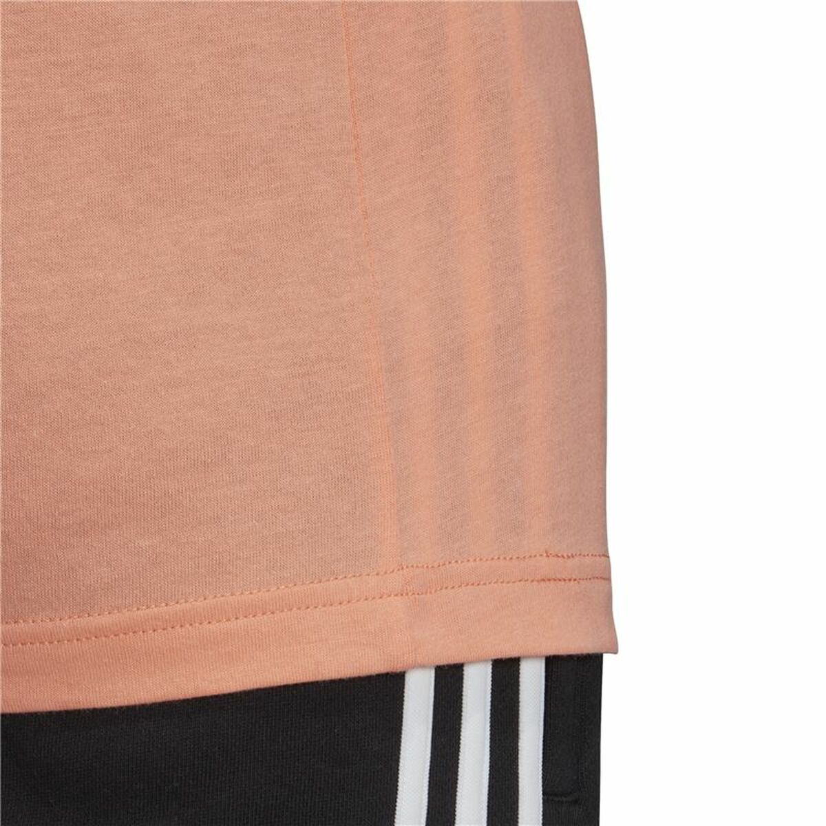 Футболка с коротким рукавом мужская Adidas 3 stripes Лососевый-8