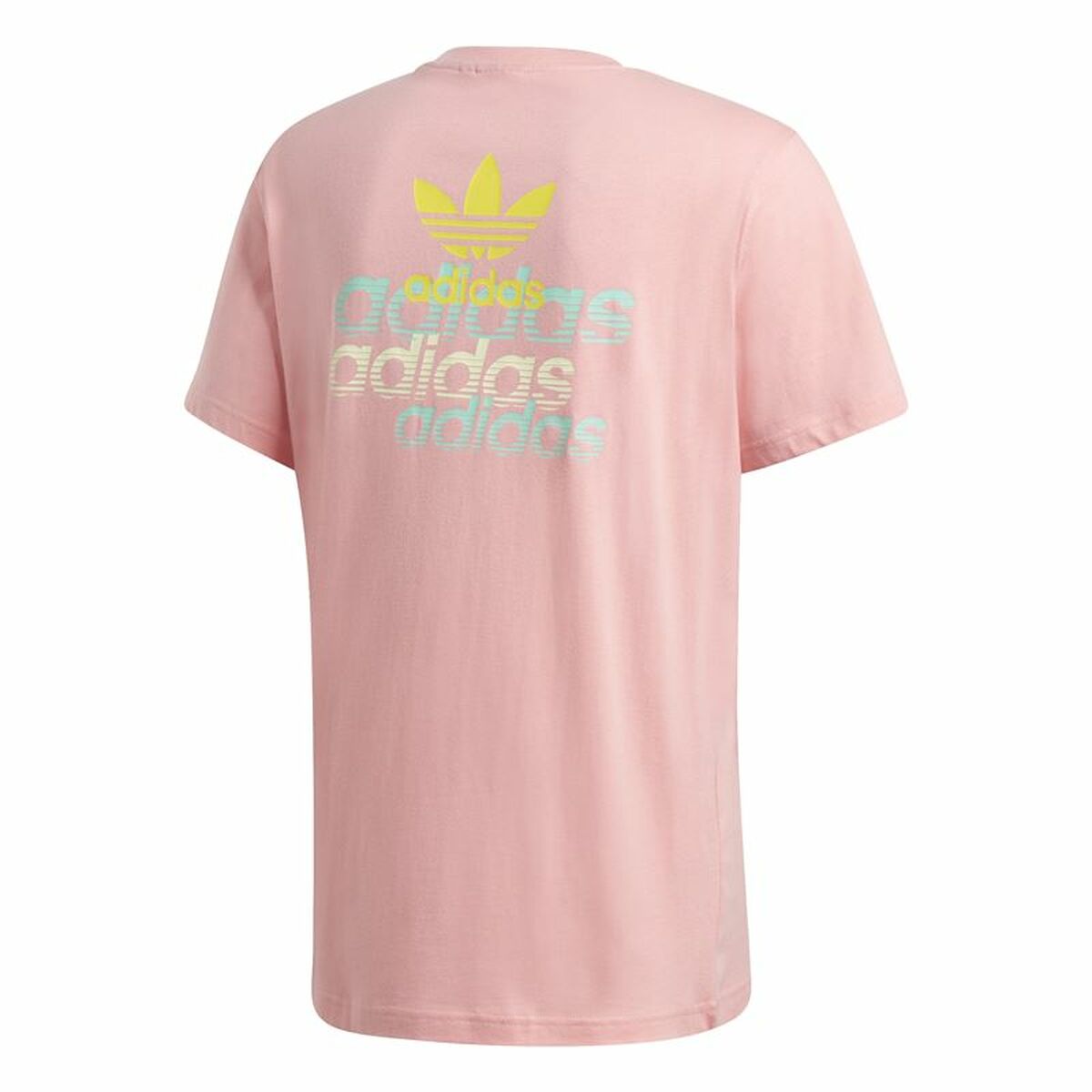 Футболка с коротким рукавом мужская Adidas Frontback Розовый-2