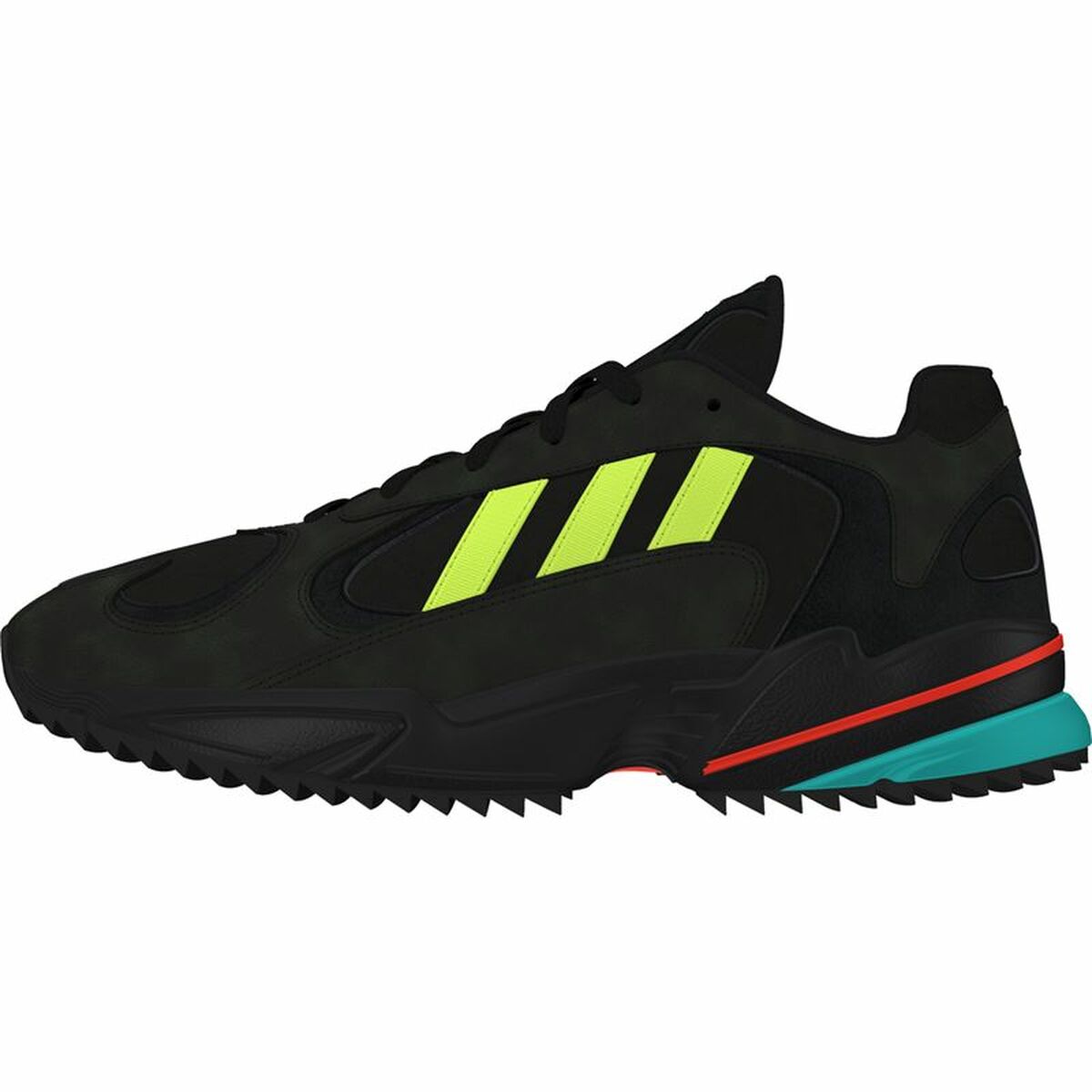 Кроссовки Adidas Originals Yung-1 Унисекс Чёрный-2