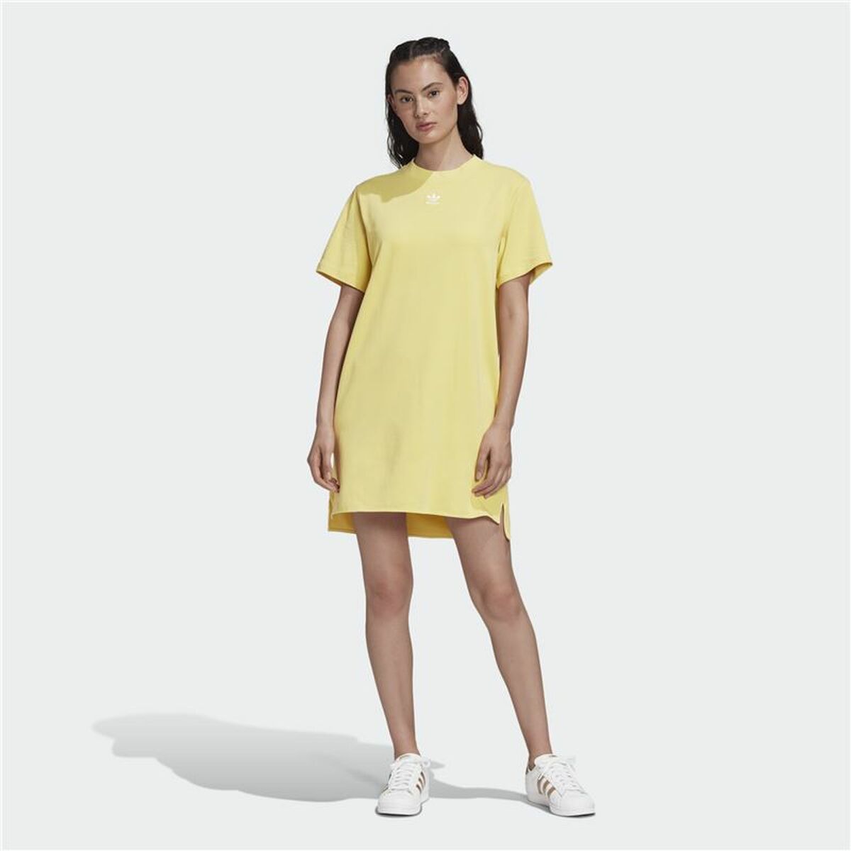 Платье Adidas Originals Trefoil Жёлтый-3