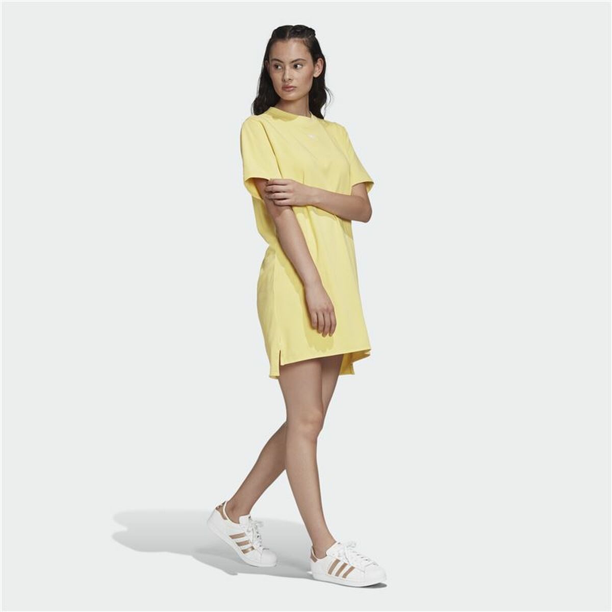Платье Adidas Originals Trefoil Жёлтый-6