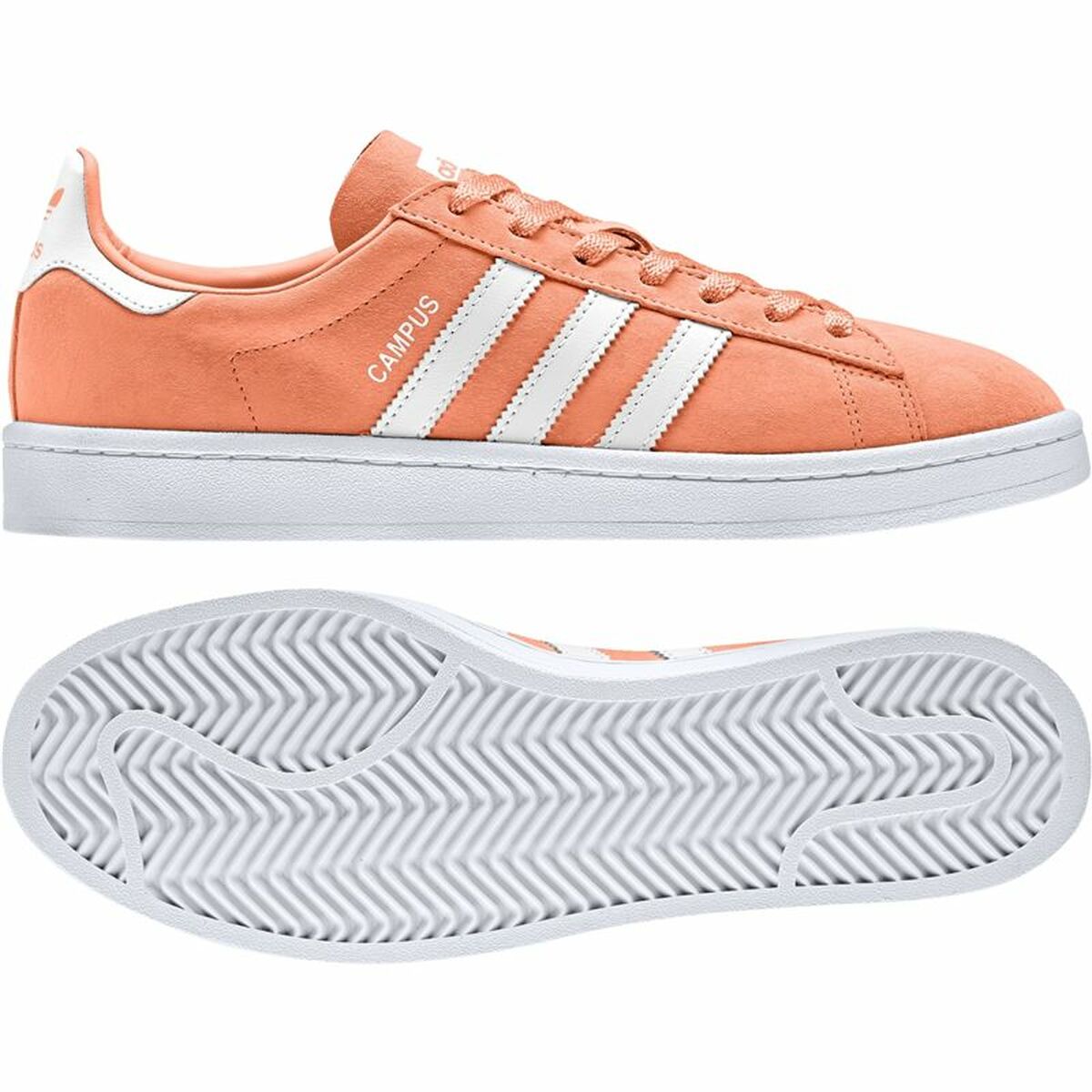 Мужские спортивные кроссовки Adidas Originals Campus Оранжевый-7