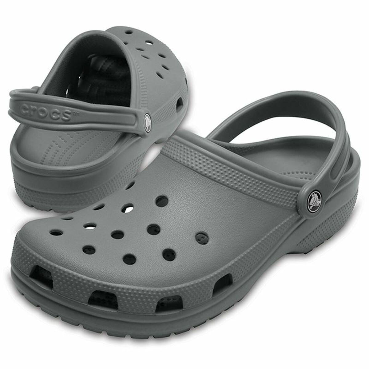 Деревянные башмаки Crocs Classic U Slate Серый взрослых-3