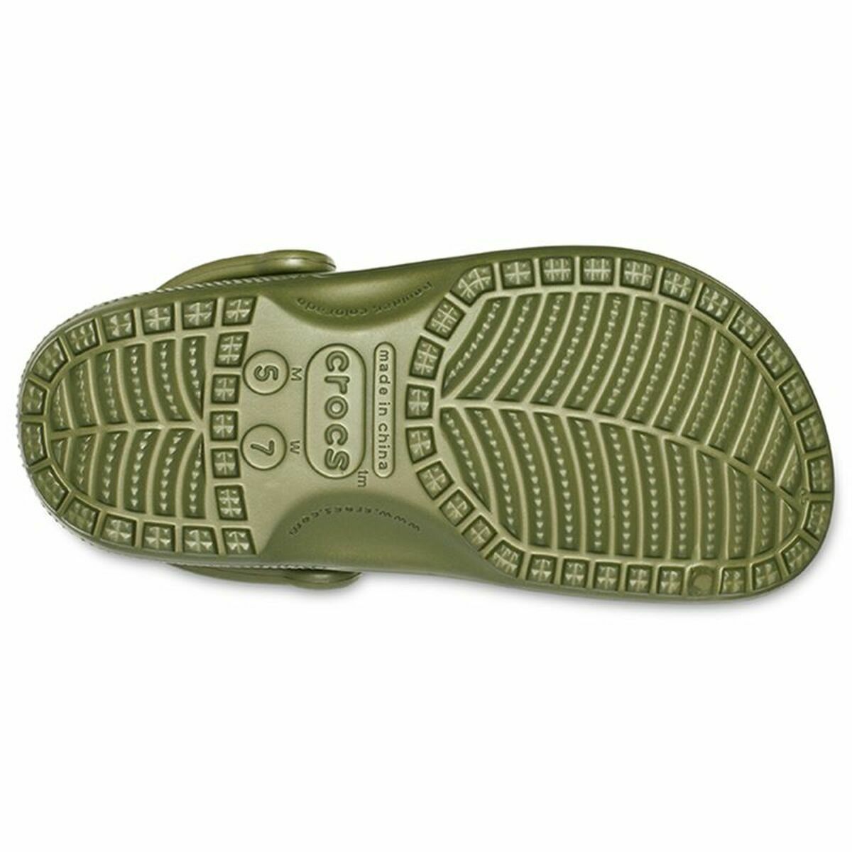 Деревянные башмаки Crocs Classic U Зеленый-6