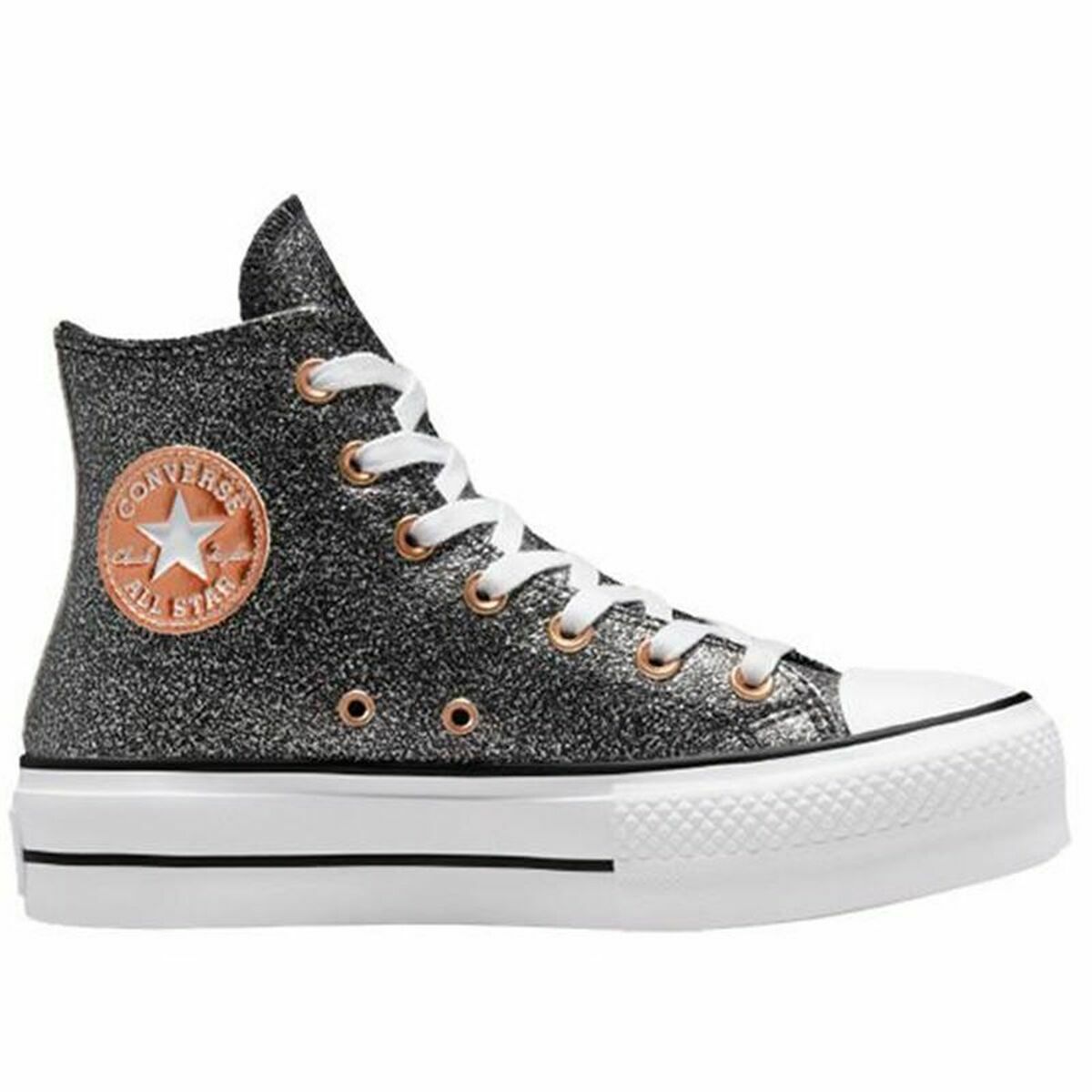 Женская повседневная обувь Converse Chuck Taylor All-Star Lift Чёрный-2