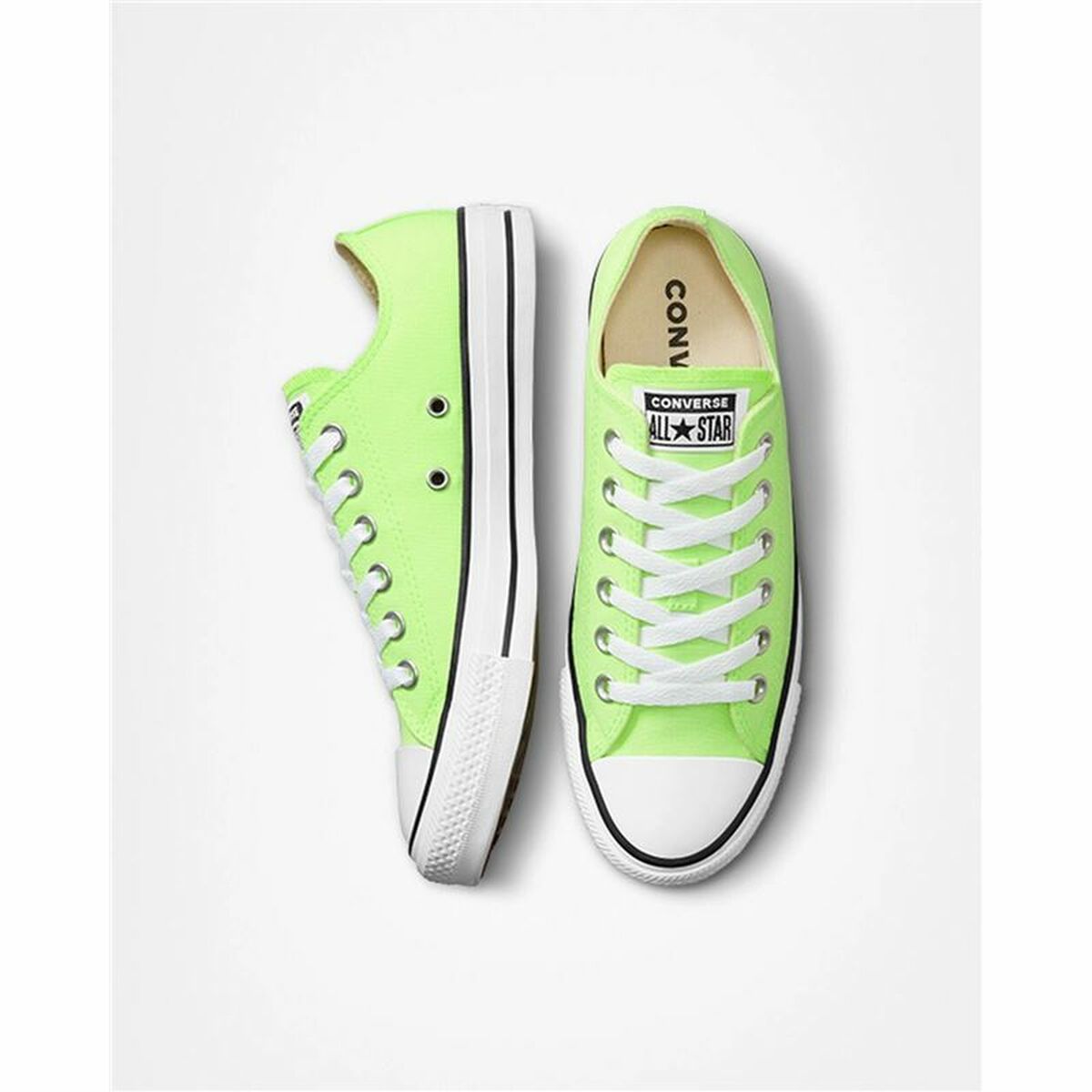 Женская повседневная обувь Converse Chuck Taylor All-Star Зеленый Флюоресцентный-3