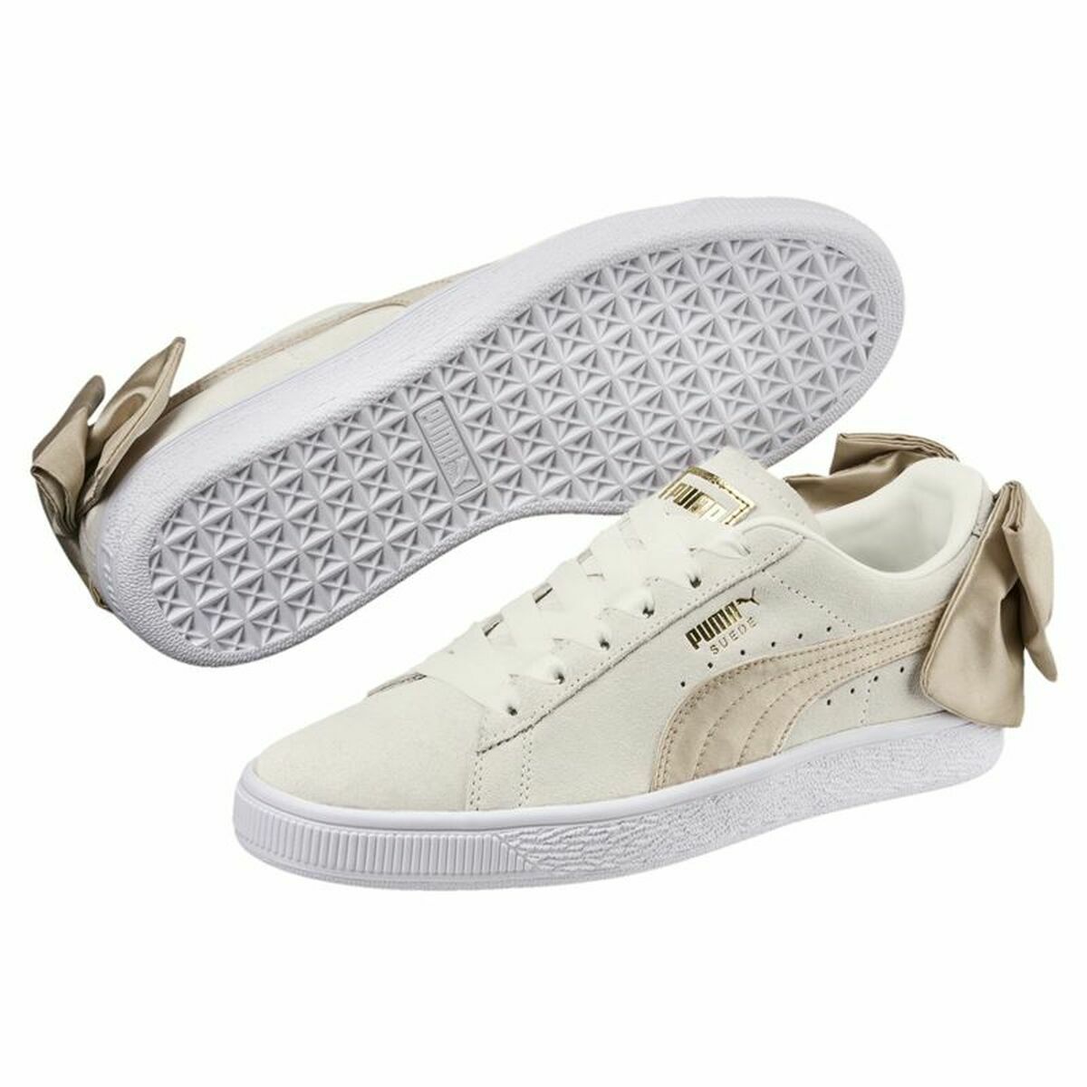 Женская повседневная обувь Puma Sportswear Suede Bow Varsity Бежевый-3