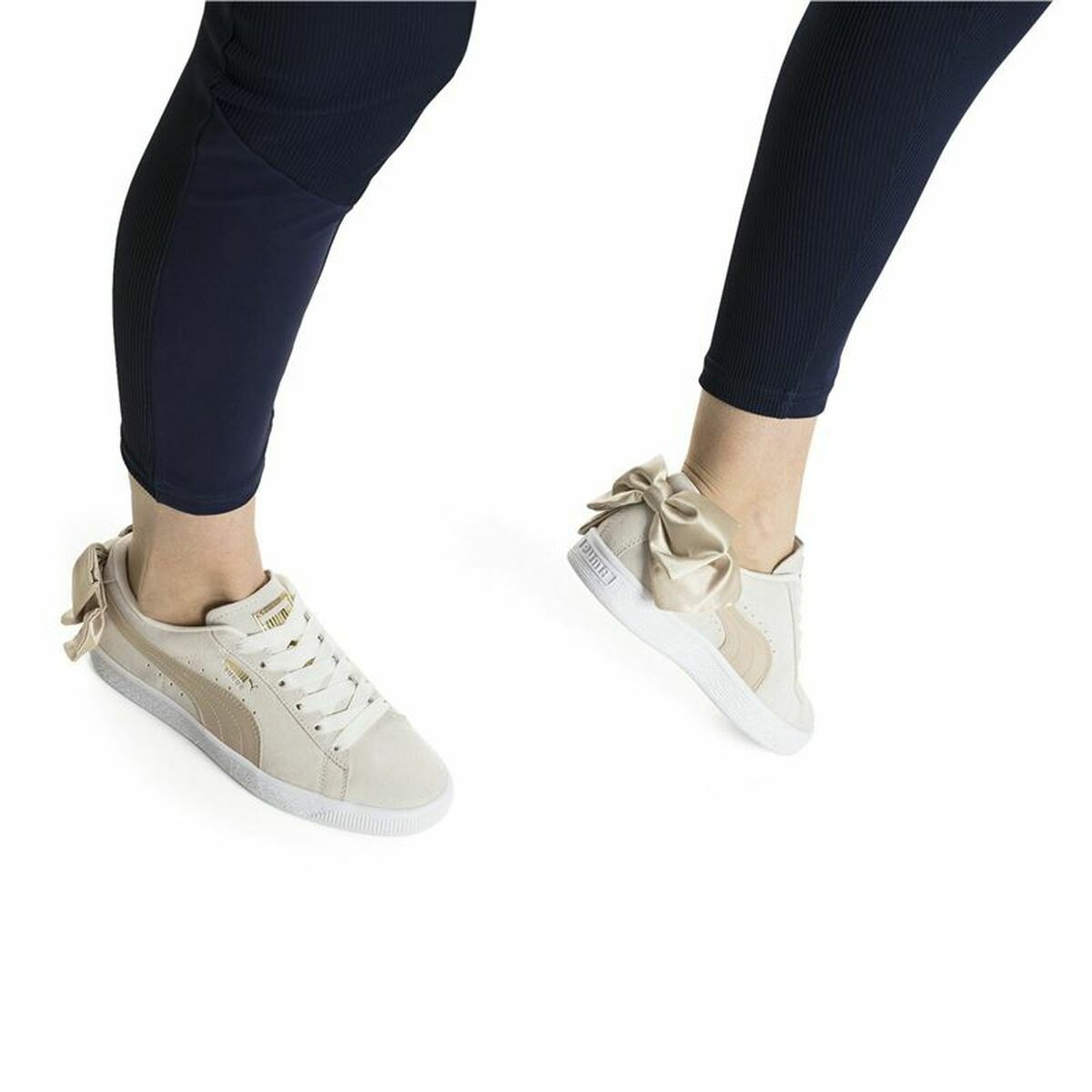 Женская повседневная обувь Puma Sportswear Suede Bow Varsity Бежевый-7