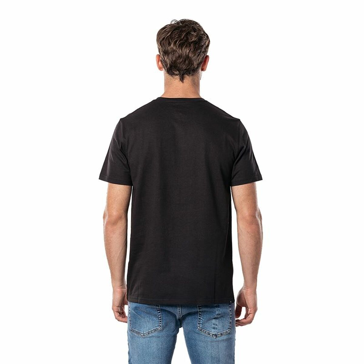 Футболка с коротким рукавом мужская Rip Curl Hallmark Чёрный-3