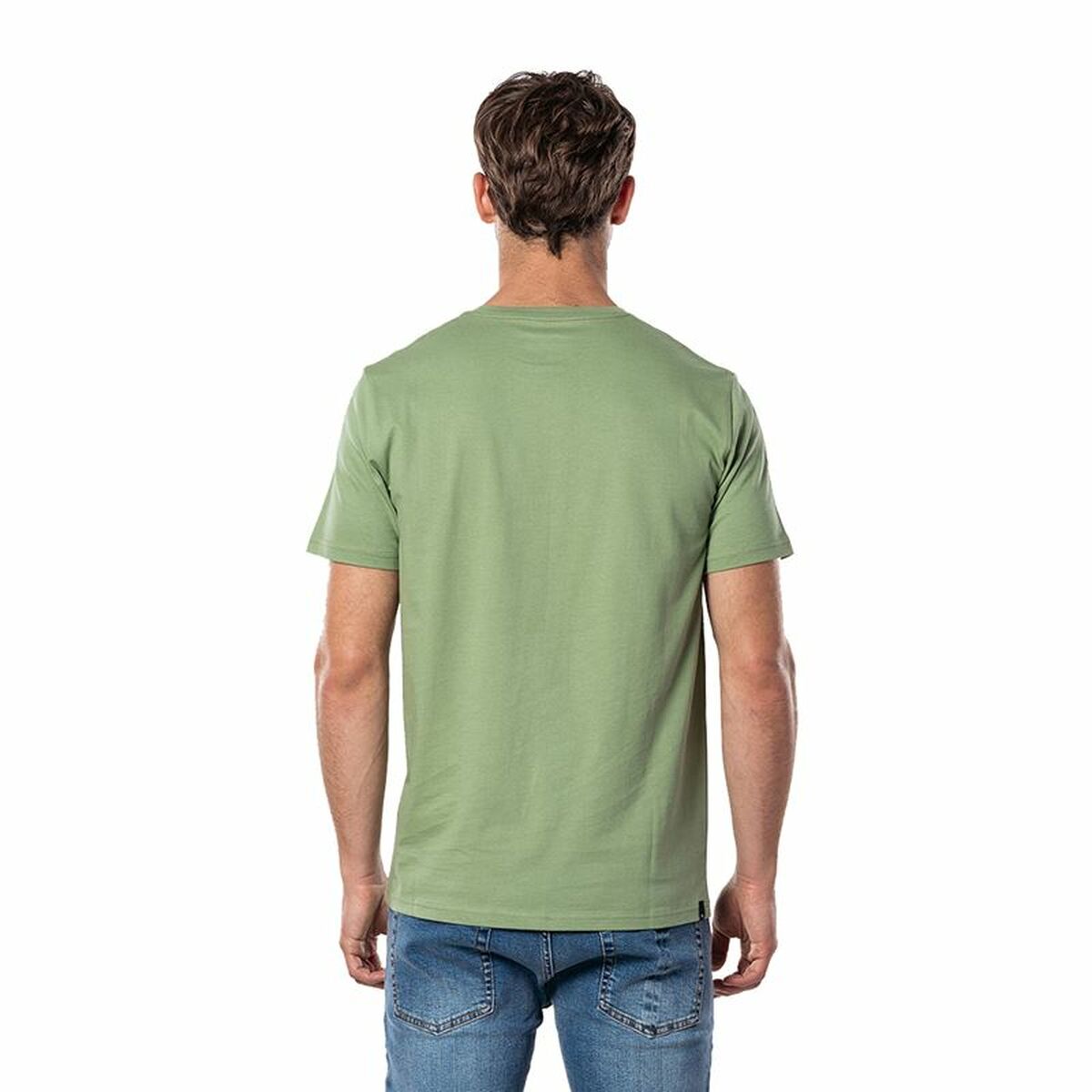 Футболка с коротким рукавом мужская Rip Curl Hallmark Зеленый-3