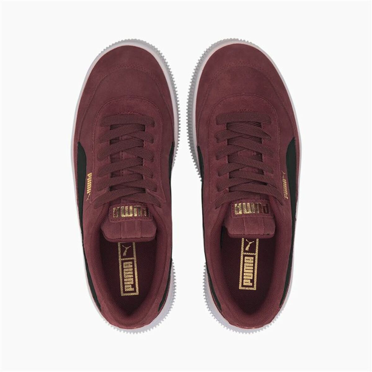 Женская повседневная обувь Puma Sportswear Deva Suede Темно-красный-4