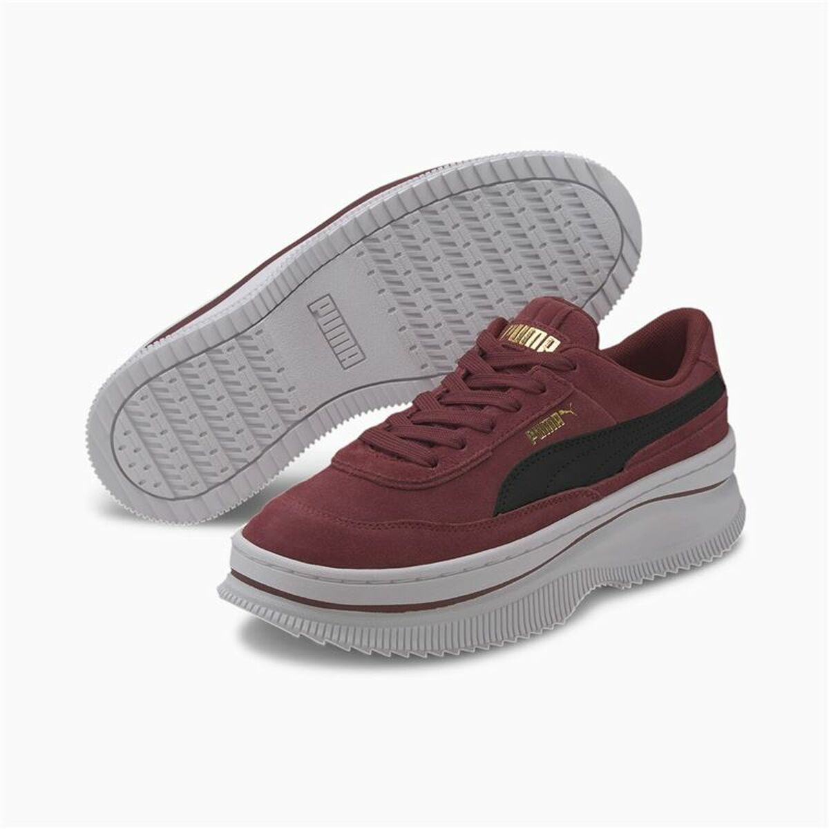 Женская повседневная обувь Puma Sportswear Deva Suede Темно-красный-6