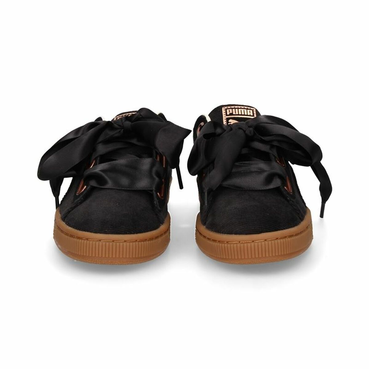 Женские спортивные кроссовки Puma  Basket Heart Corduroy Чёрный-4