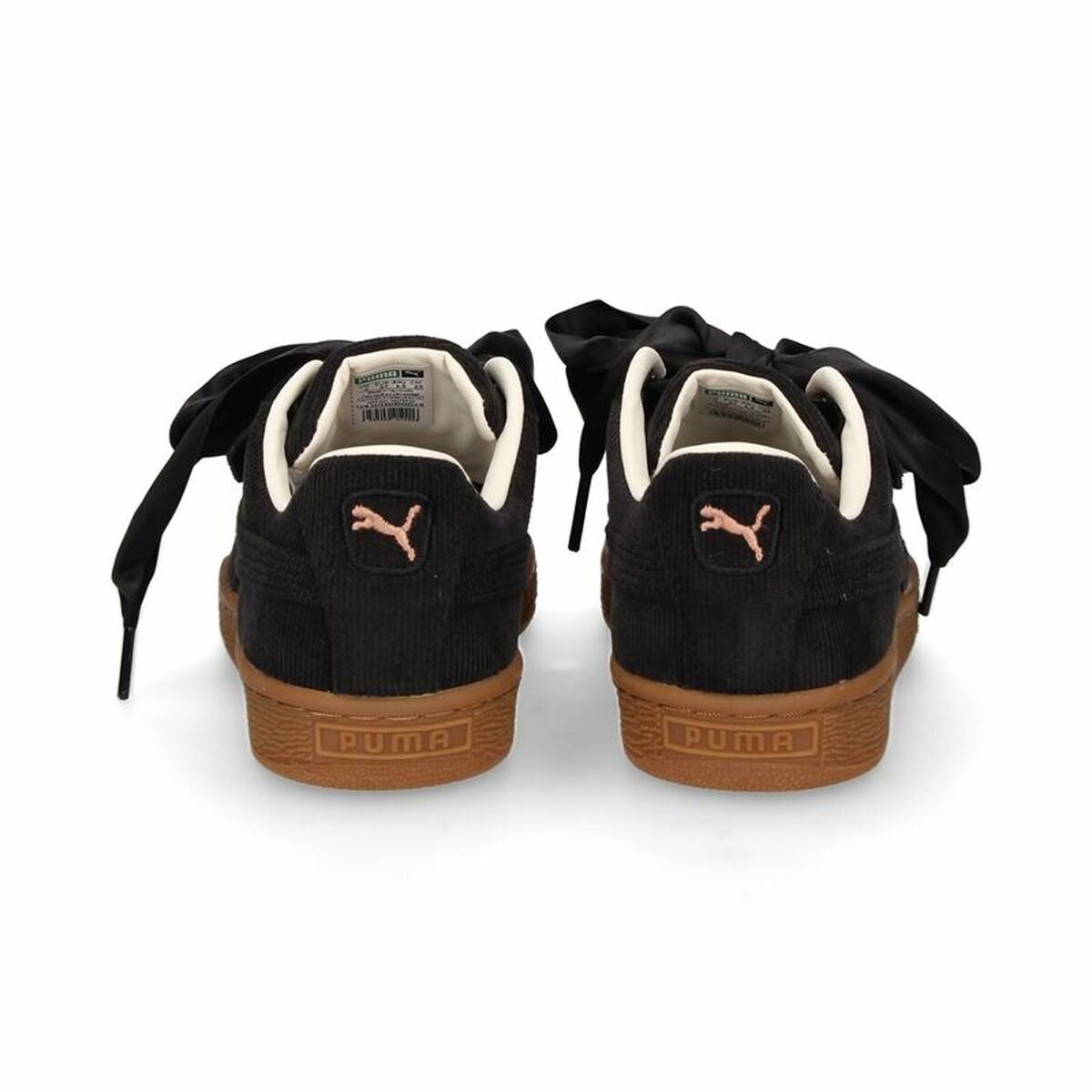 Женские спортивные кроссовки Puma  Basket Heart Corduroy Чёрный-6
