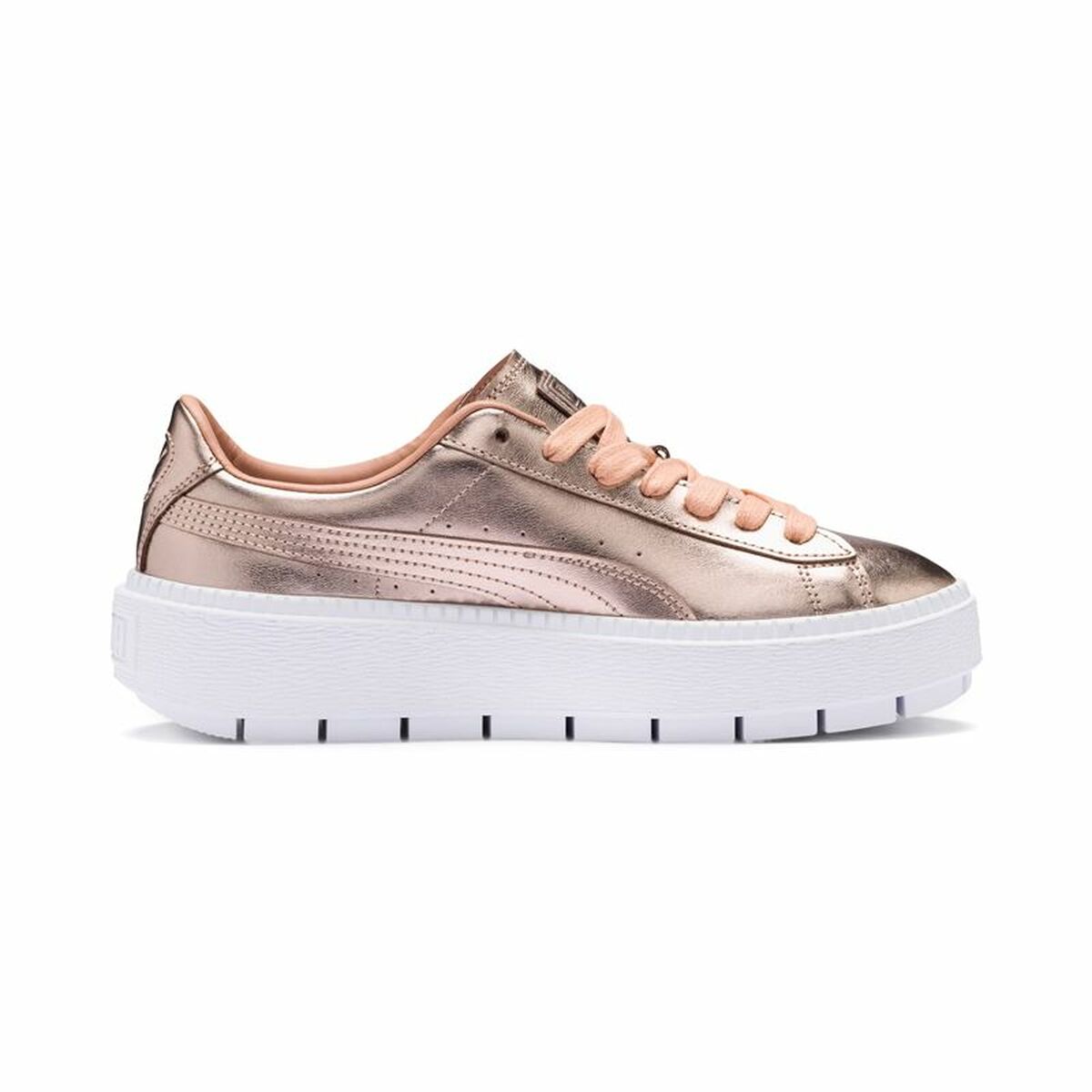 Женская повседневная обувь Puma Basket Platform Trace Luxe-2