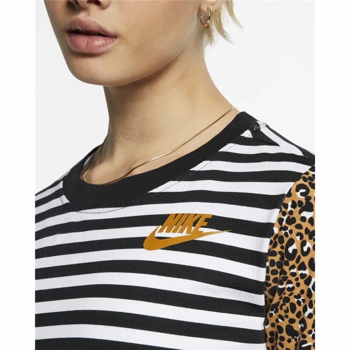 Футболка с длинным рукавом женская Nike Animal Print-3