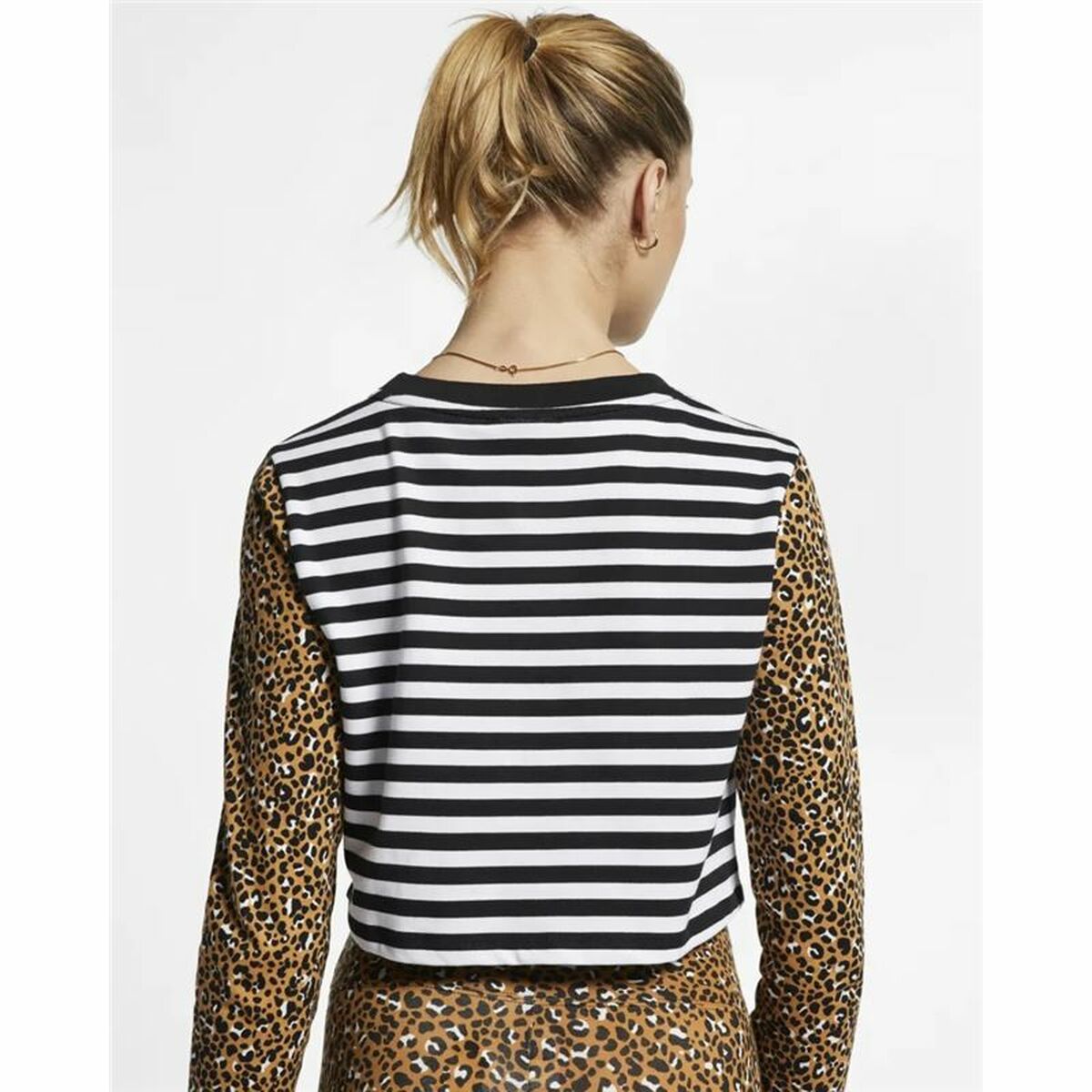 Футболка с длинным рукавом женская Nike Animal Print-4