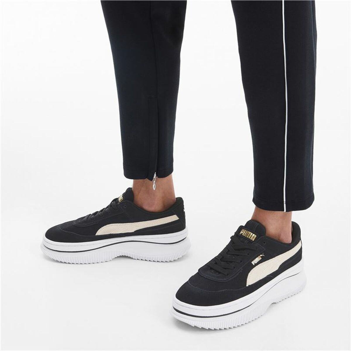 Женская повседневная обувь Puma deva Suede Wn'S Чёрный-7