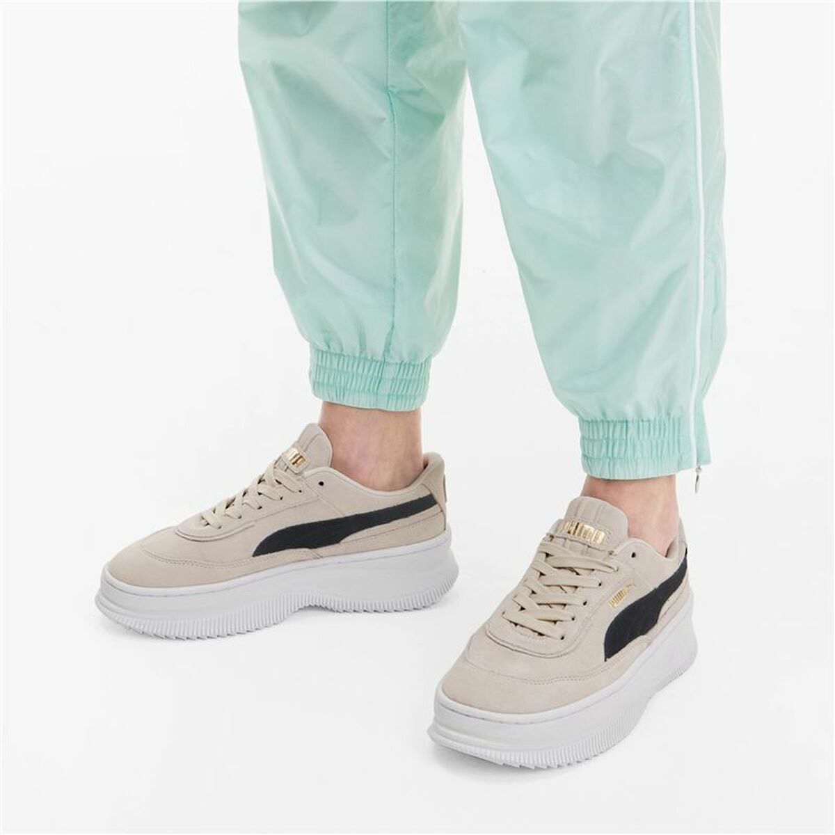 Женская повседневная обувь Puma deva Suede Wn'S Бежевый-8
