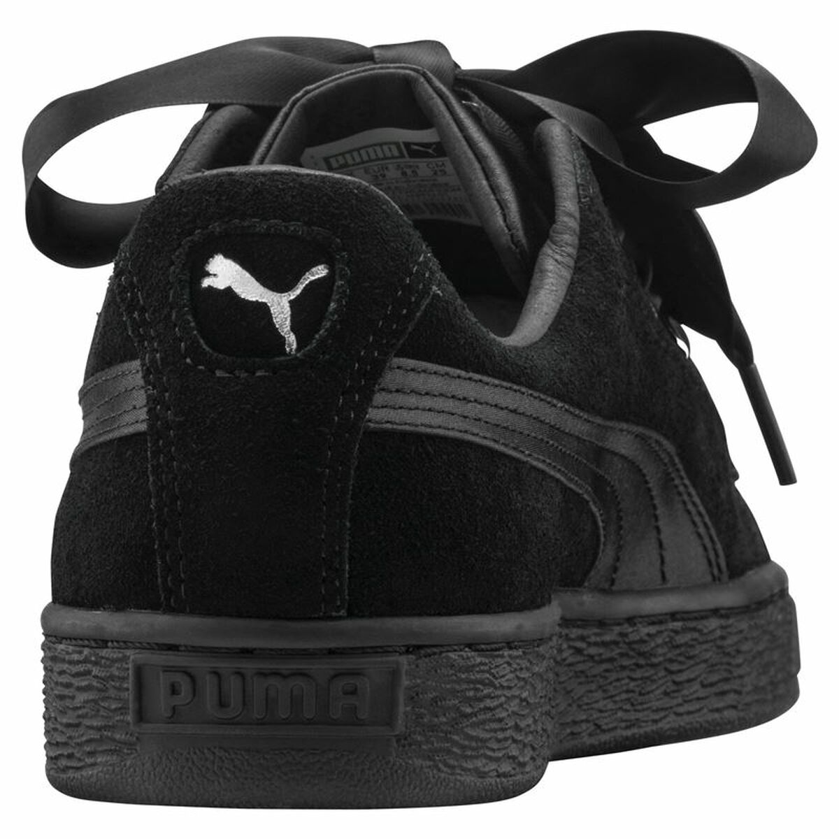 Женская повседневная обувь Puma Suede Heart Ep Чёрный-3