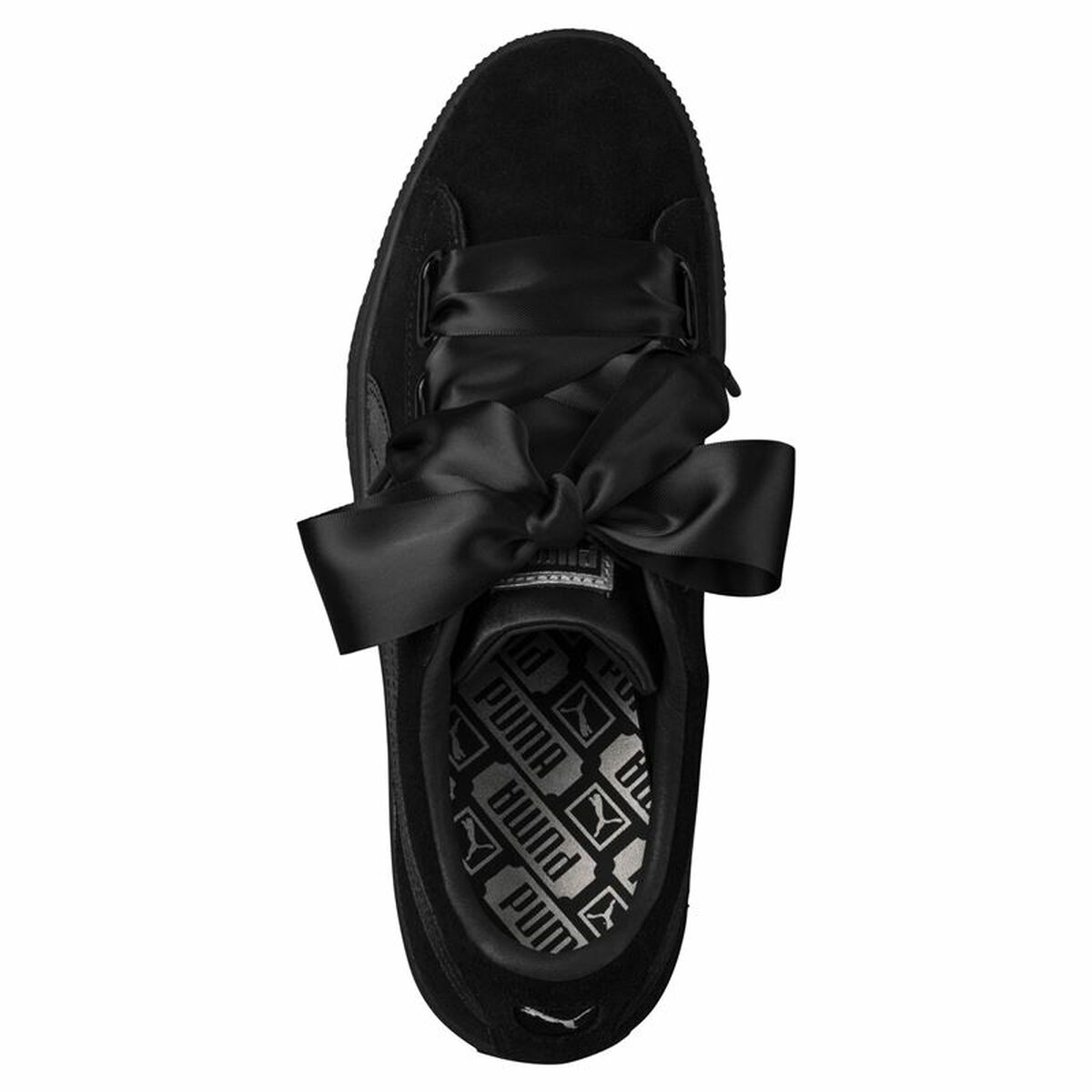 Женская повседневная обувь Puma Suede Heart Ep Чёрный-5