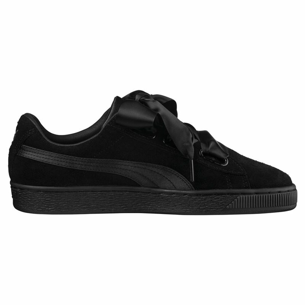 Женская повседневная обувь Puma Suede Heart Ep Чёрный-7