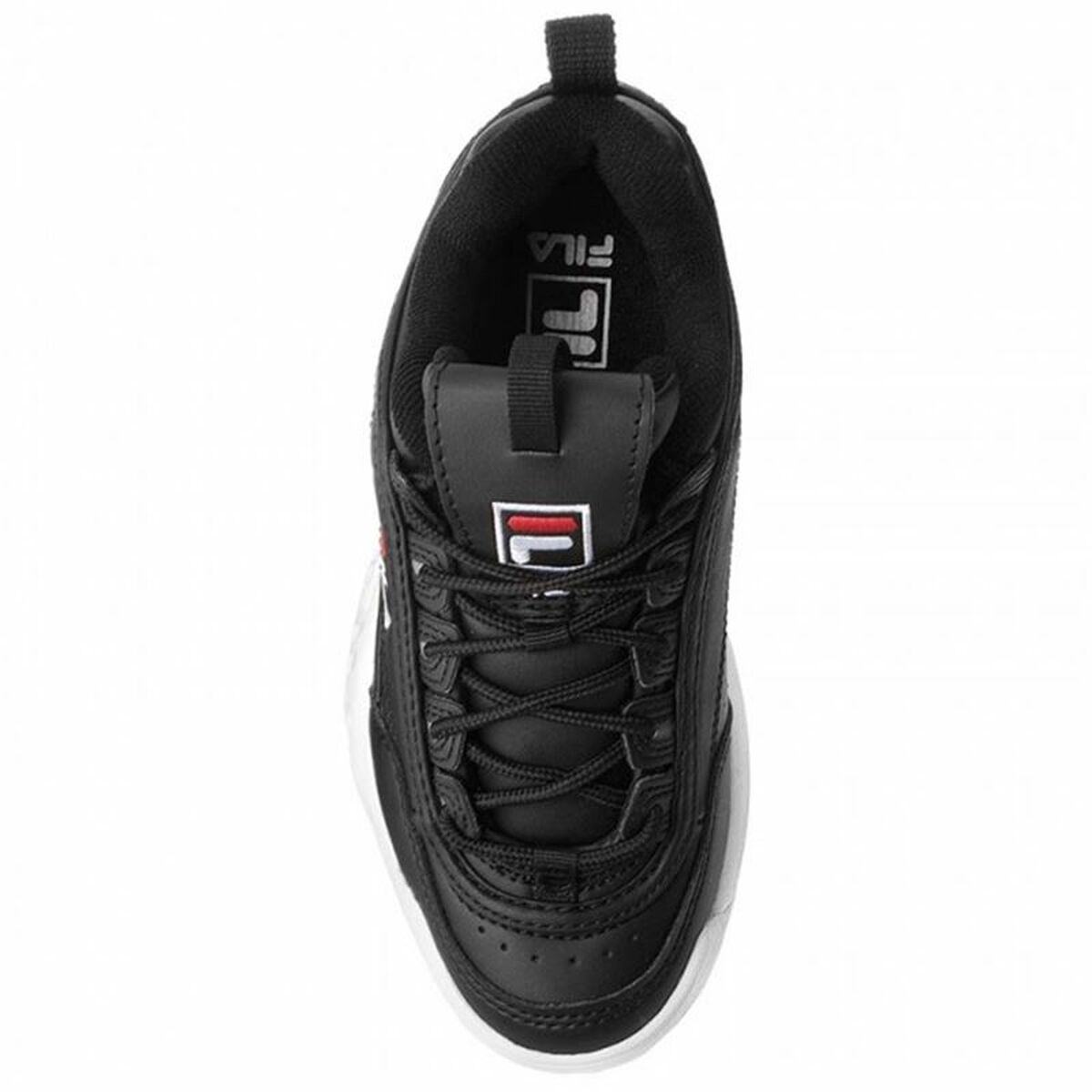 Женские спортивные кроссовки Fila Sportswear Heritage Disruptor Low Чёрный-3