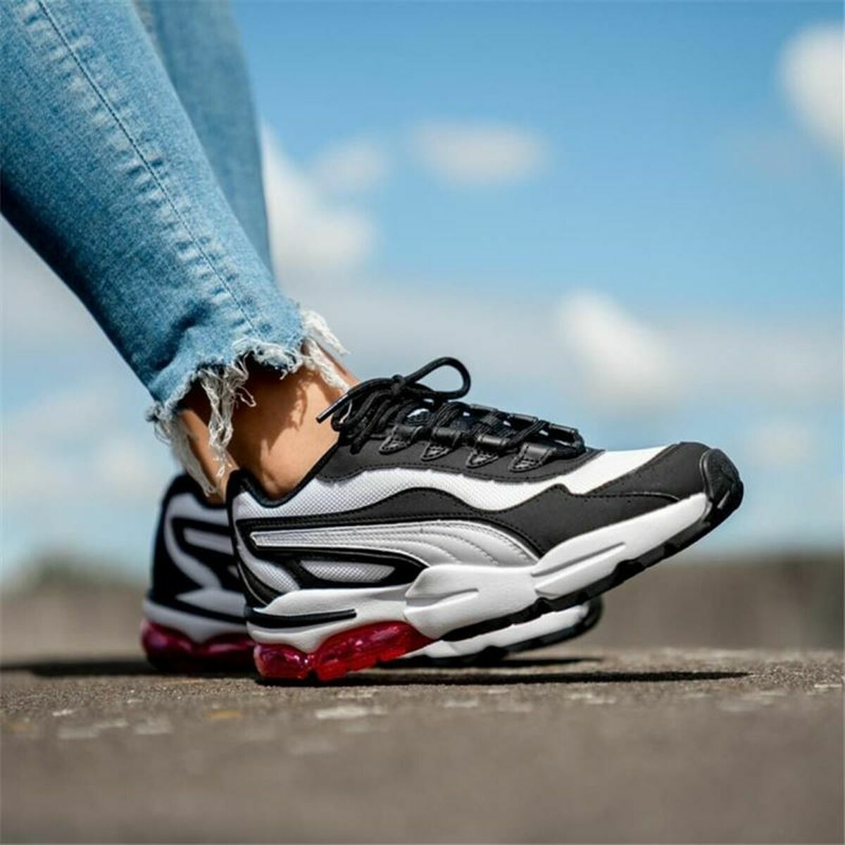 Женские спортивные кроссовки Puma Sportswear Cell Stellar Чёрный-7